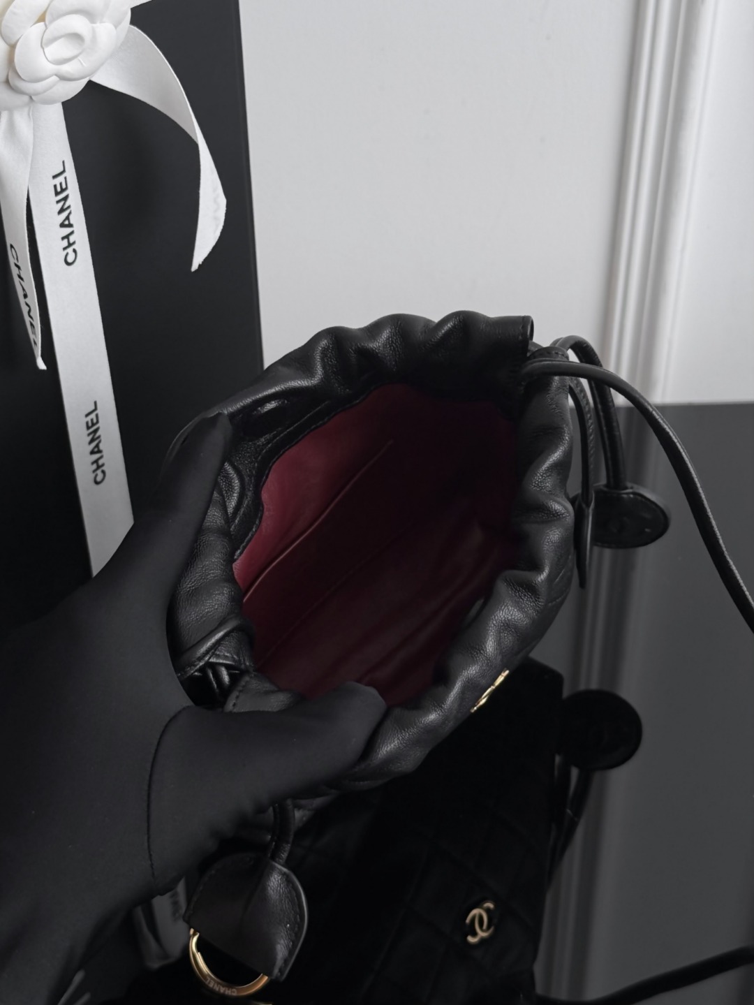 Chan 26S brawstring pouch bag