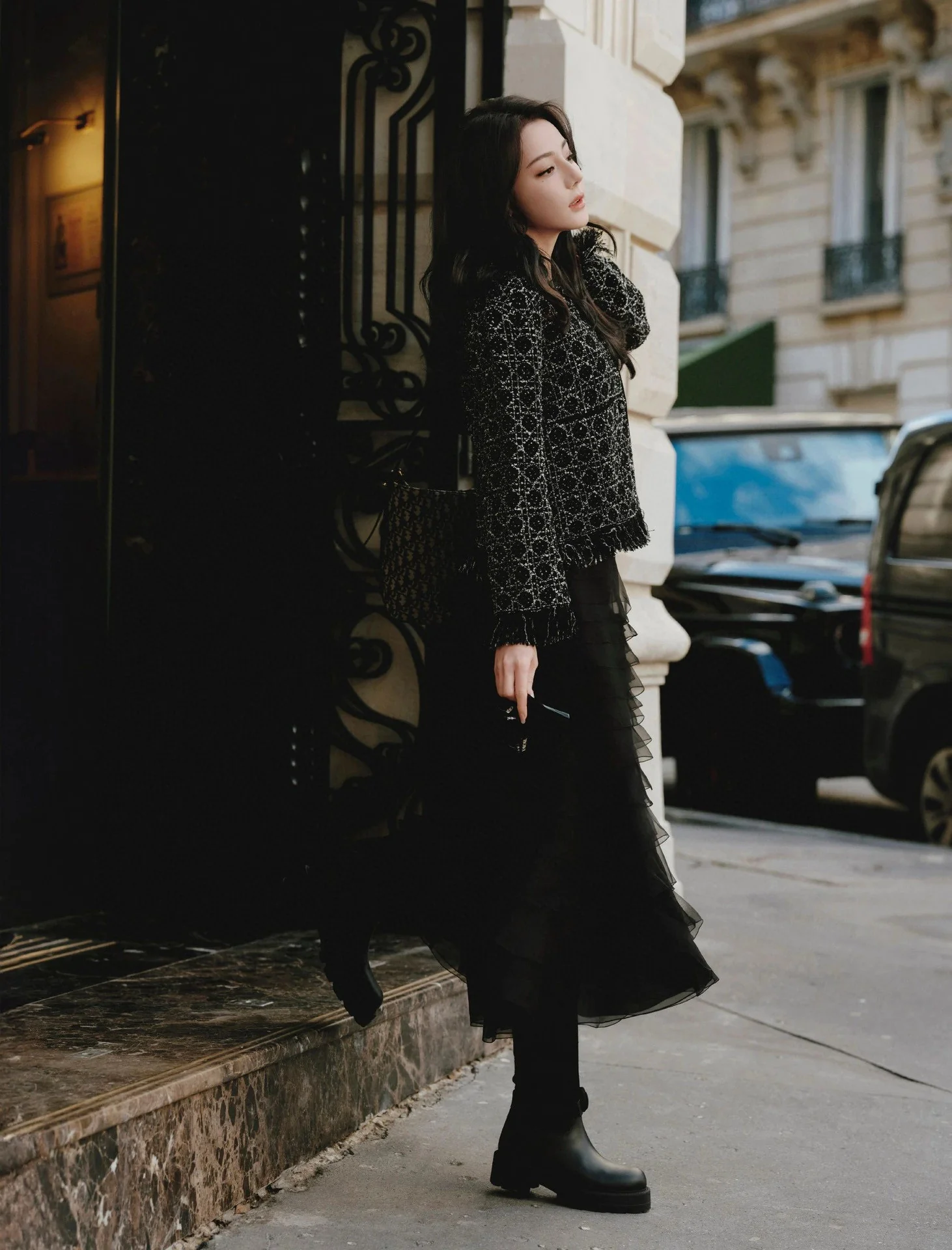 CD 25fw fringe jacket