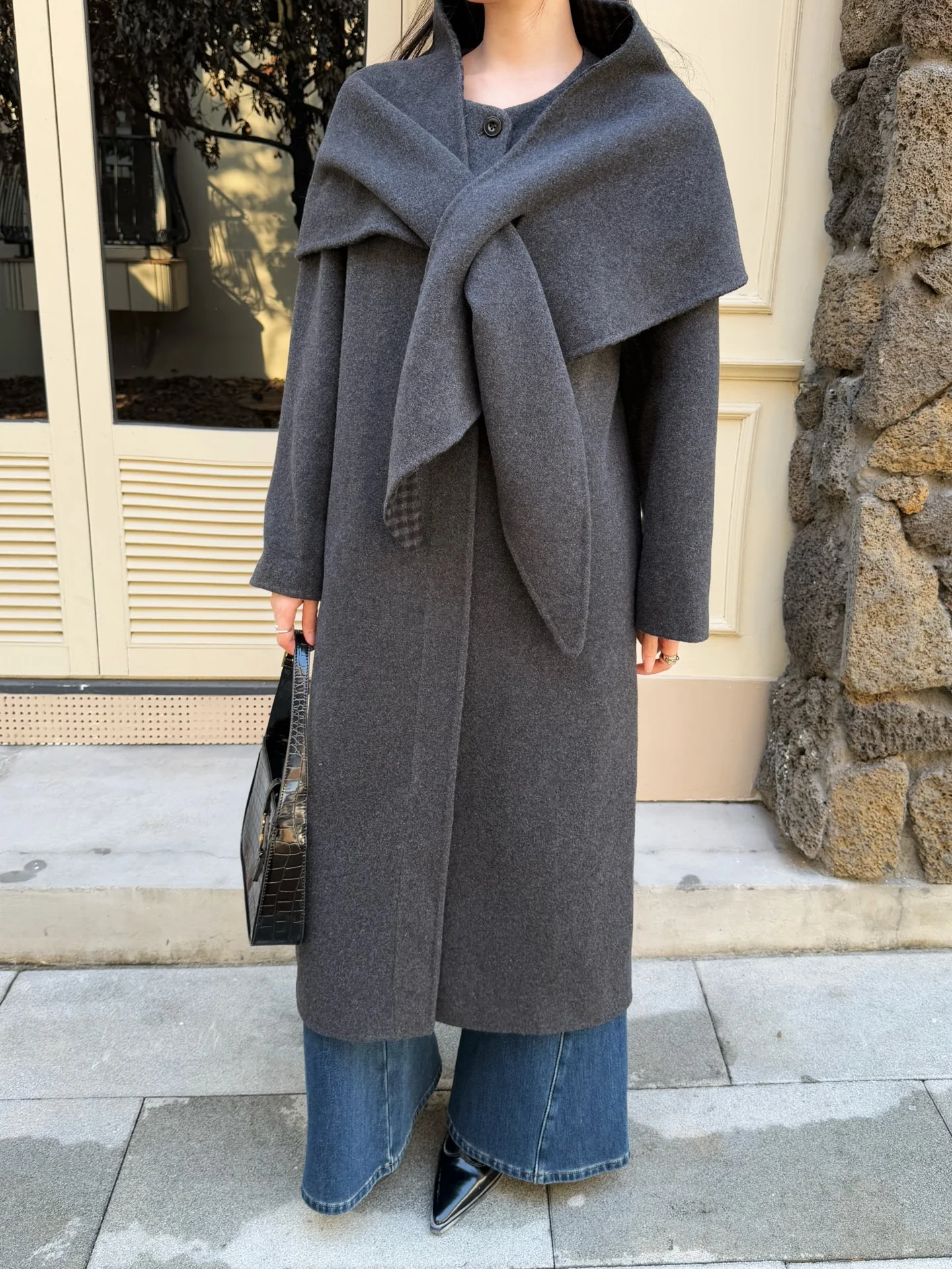 Celi 26ss woolen overcoats