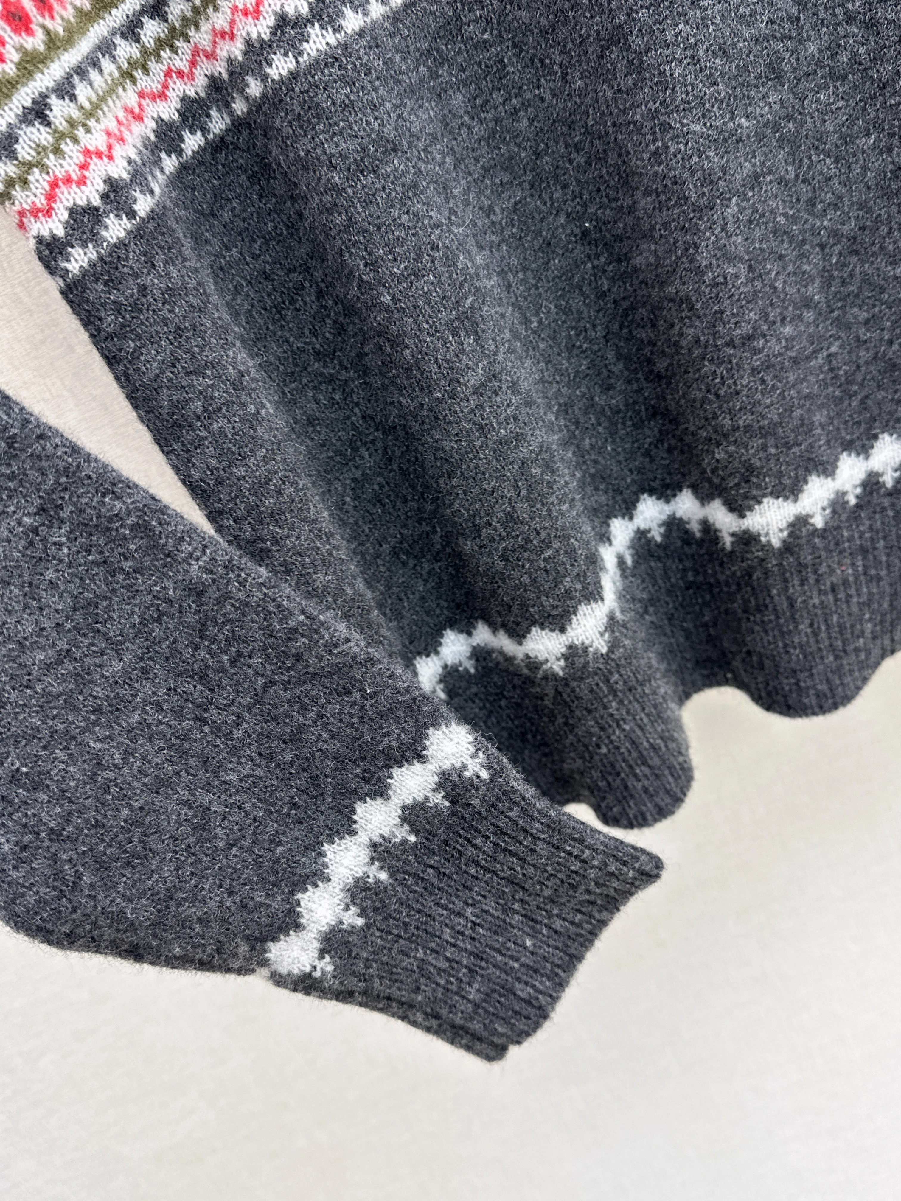 Chan 26ss fair isle sweater