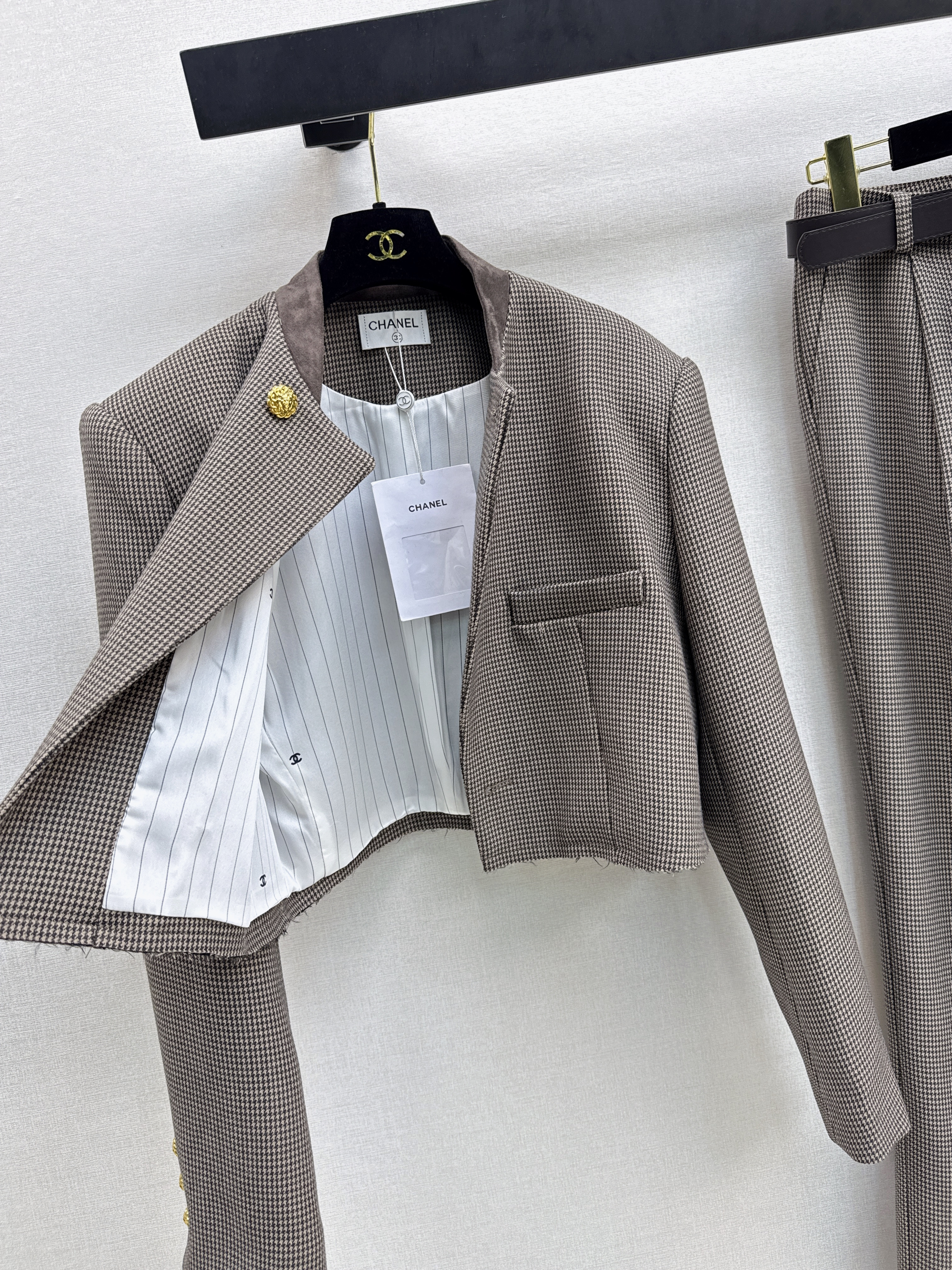 Chan 26ss houndstone suit jacket