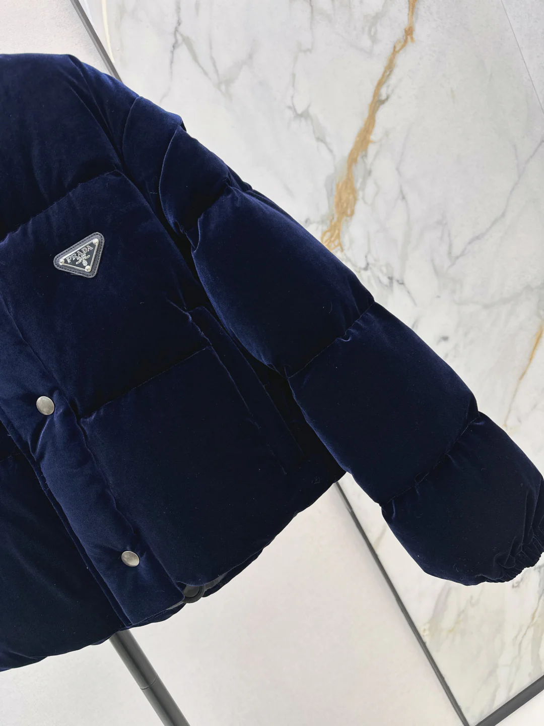 Pra 25fw velvet detachable down jacket