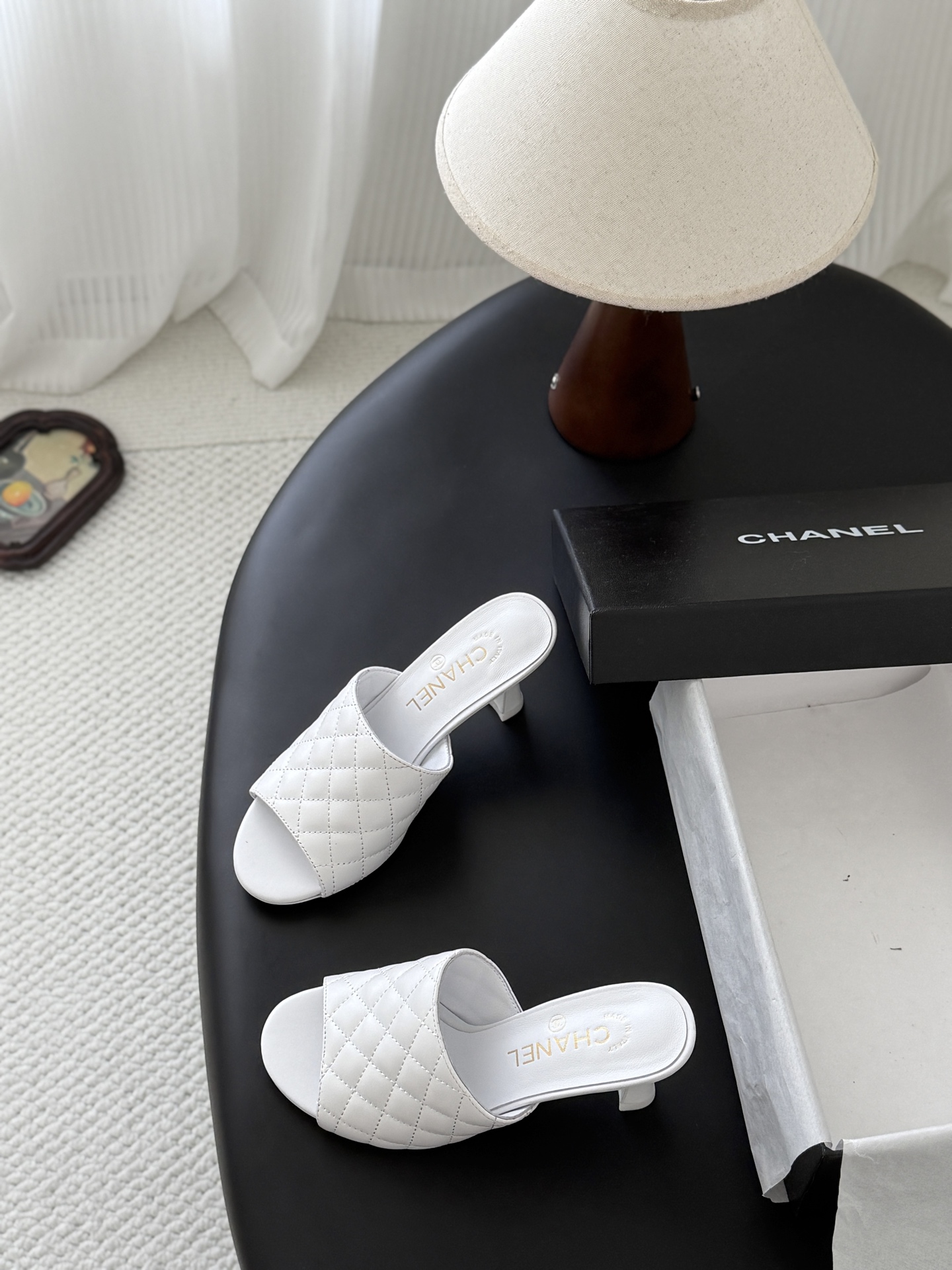 Chan 26ss kitten heels sandals