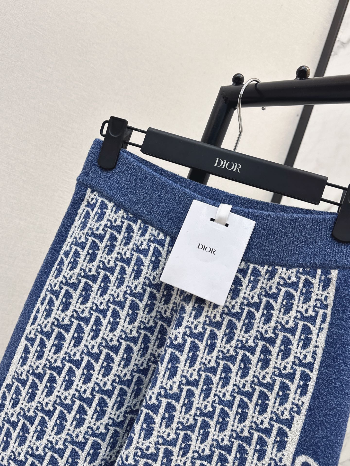 CD 26ss jacquard straight-leg pants