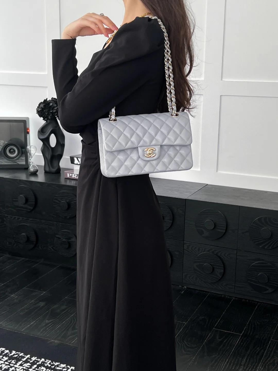 Chan cf23 chain shoulder bag