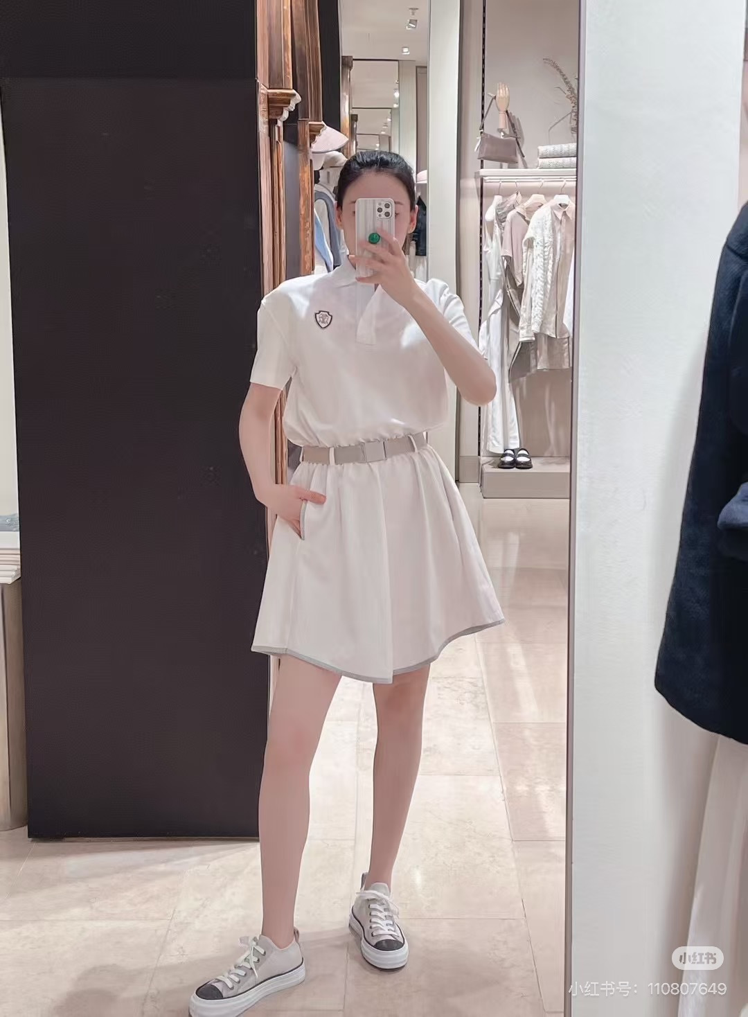 Brun 26ss polo dress