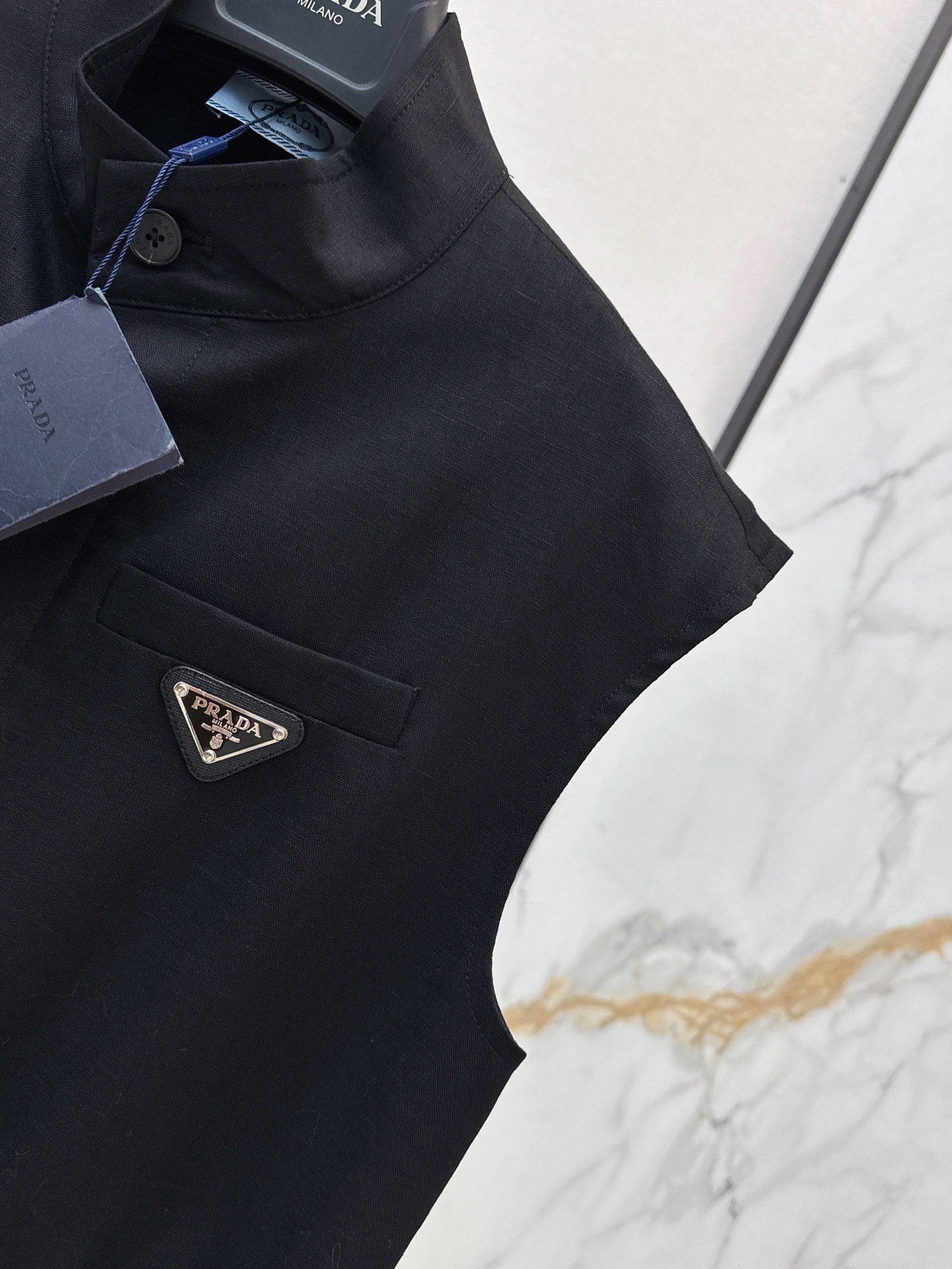 Pra 26ss drawstring vest jacket