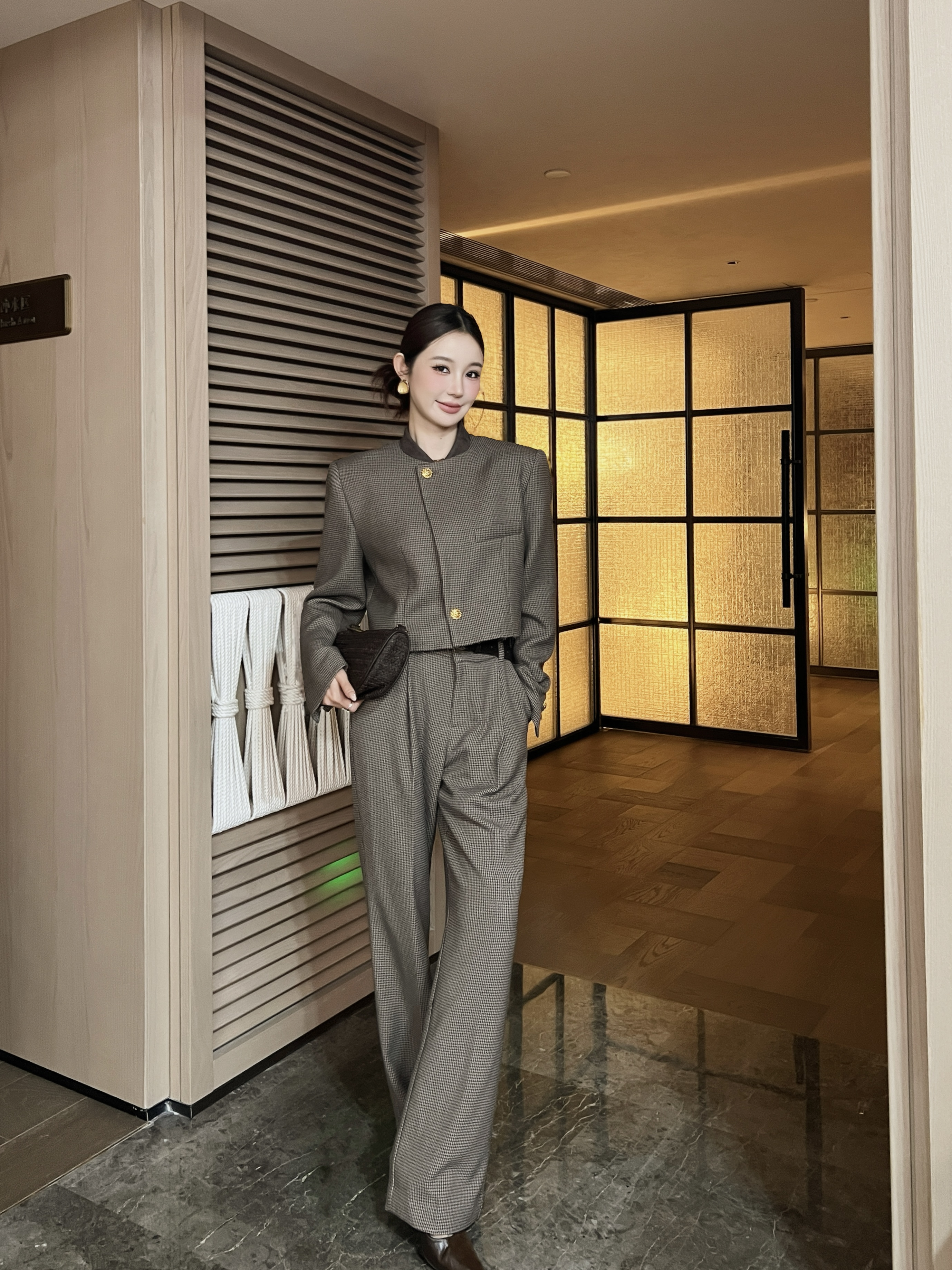 Chan 26ss suit pants