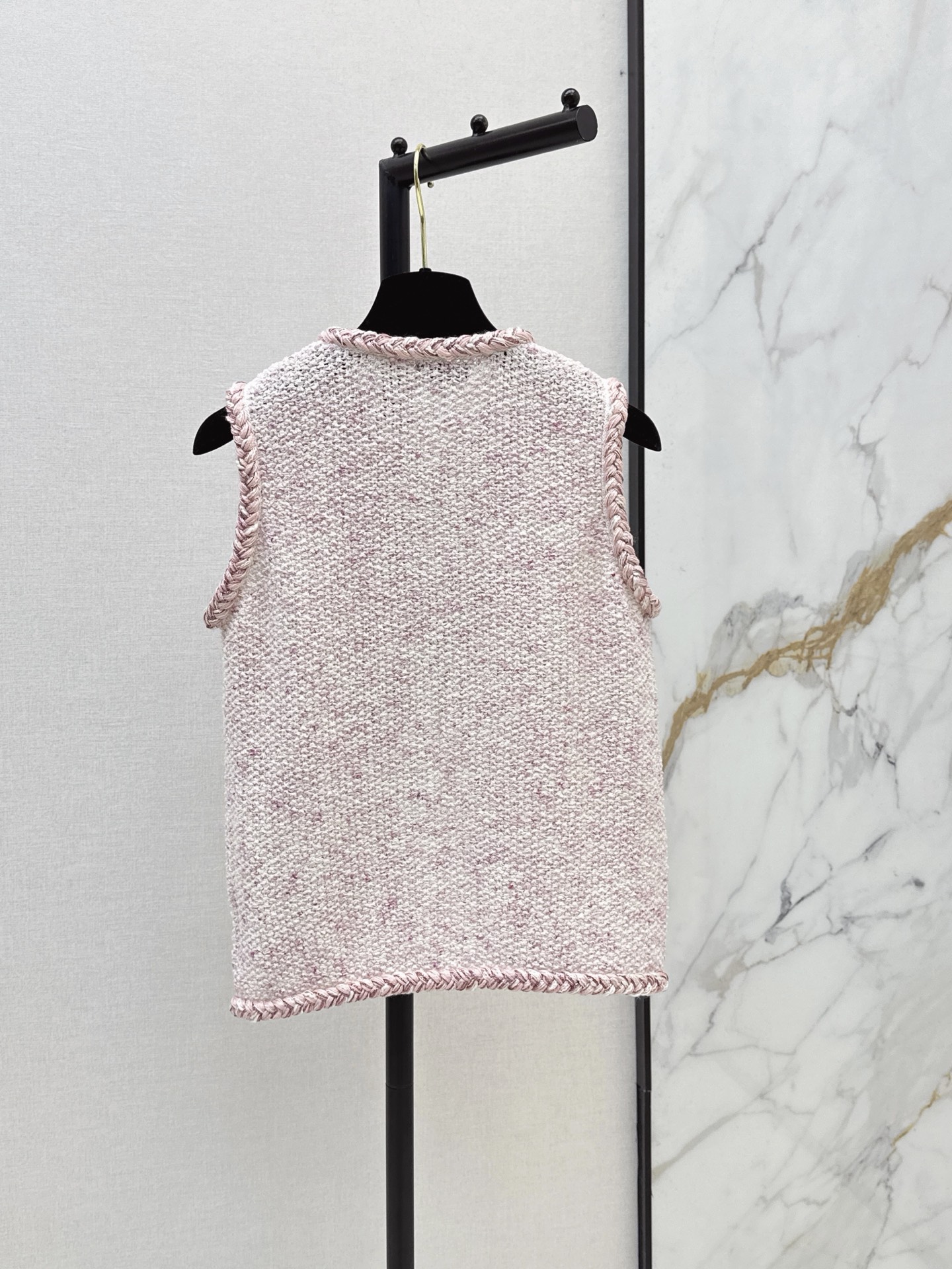 Chan 26ss knit vest jacket