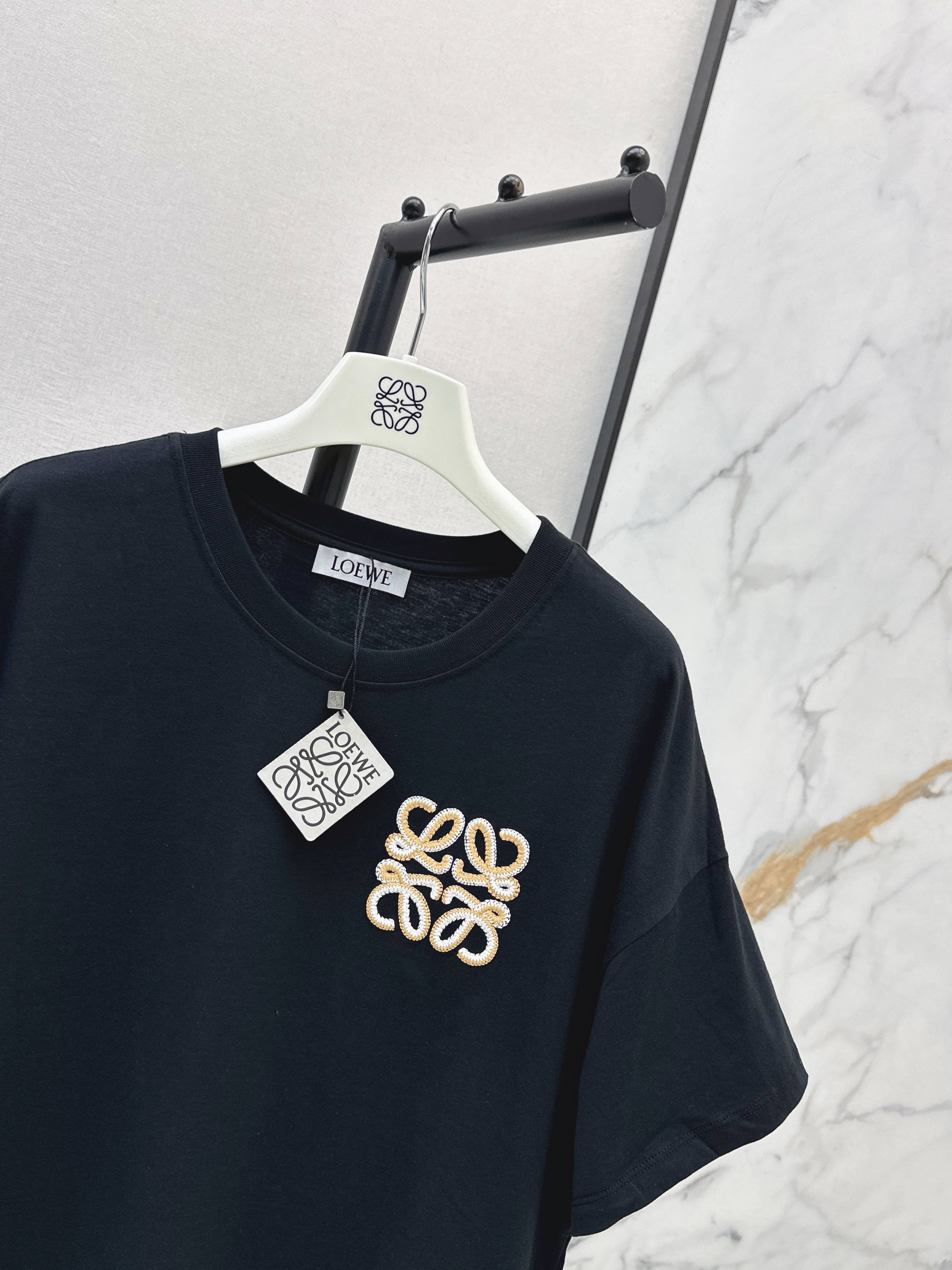 Loe 26ss embroidery t-shirt