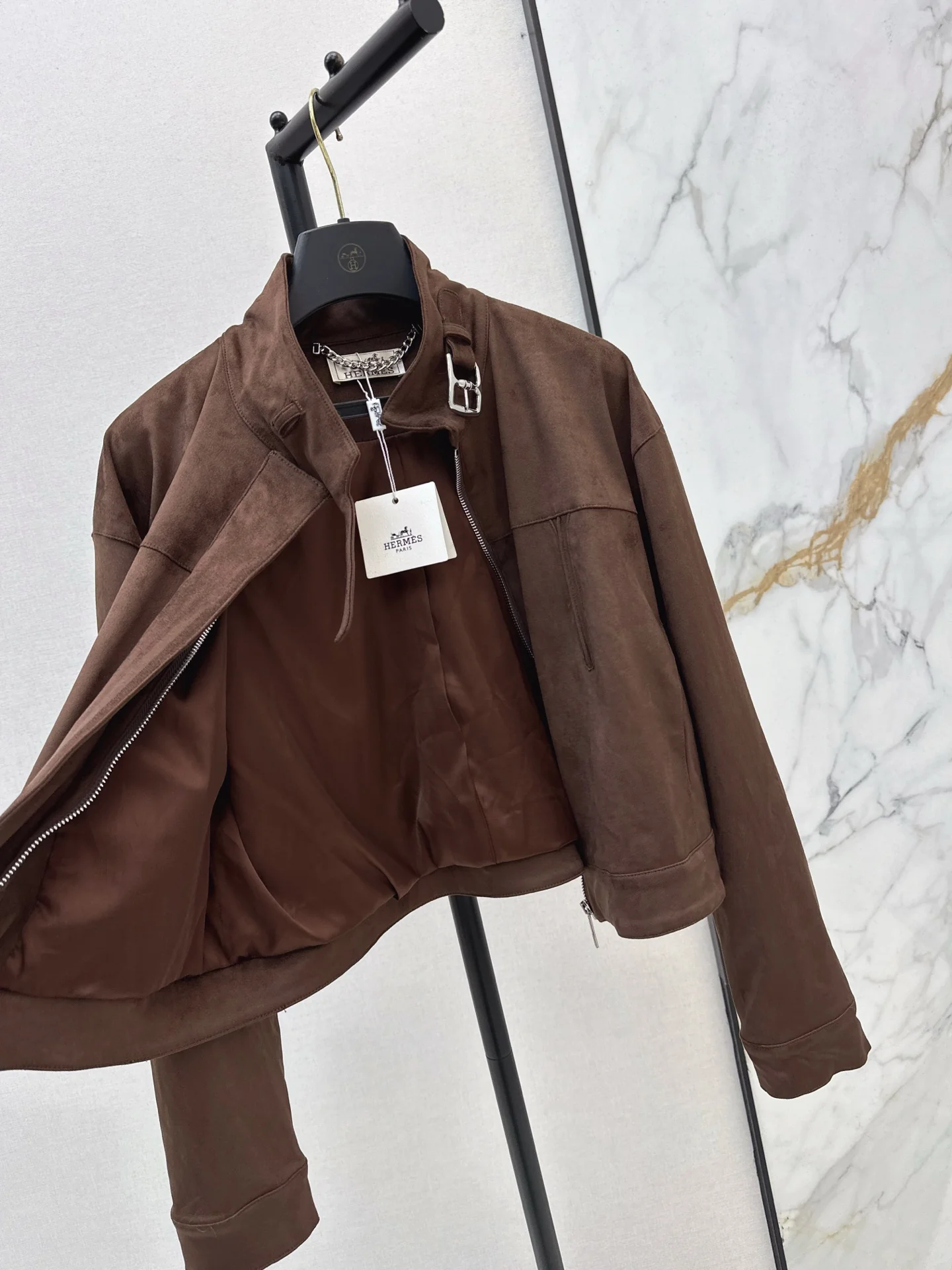 Herm 26ss suede jacket