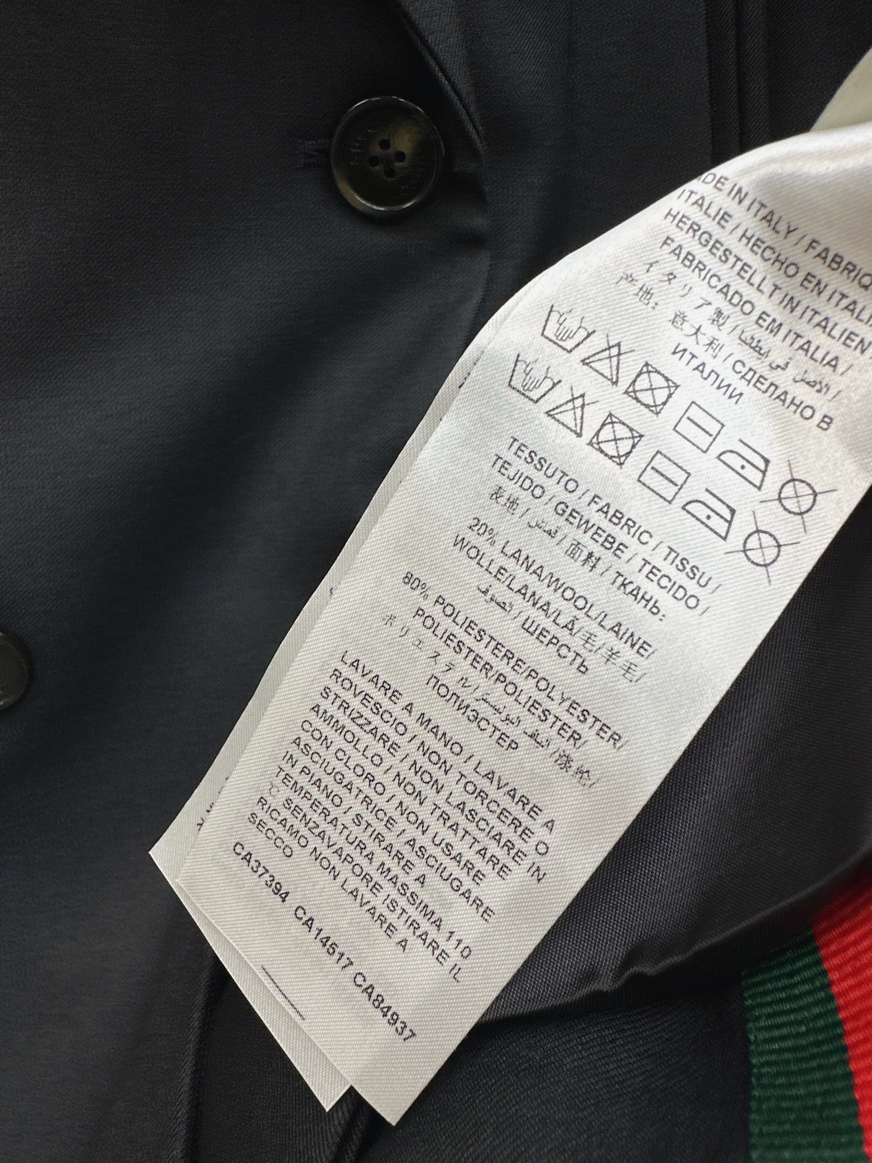 Gucc 26ss suit vest pants sets