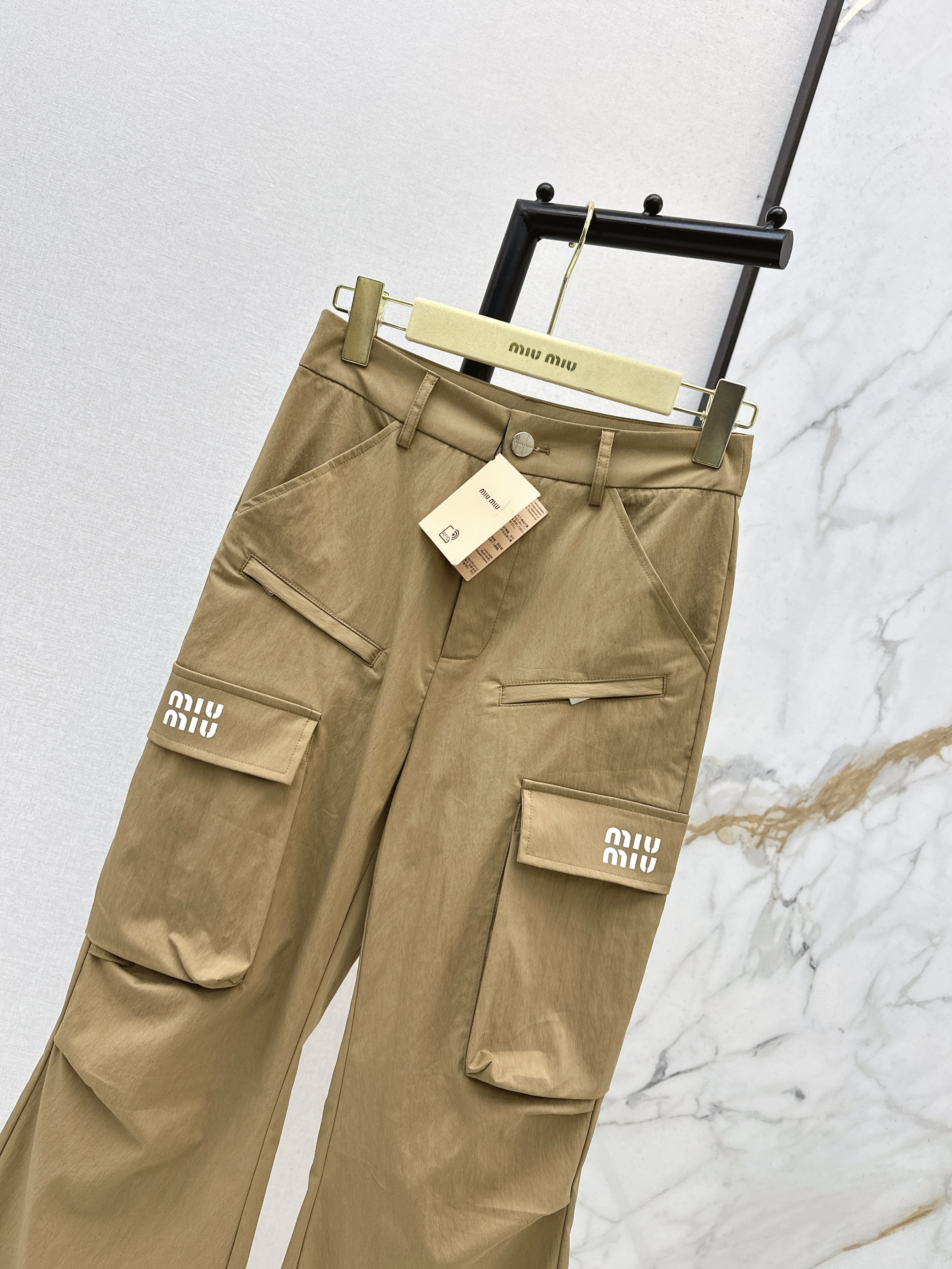 Miu 26ss cargo pants