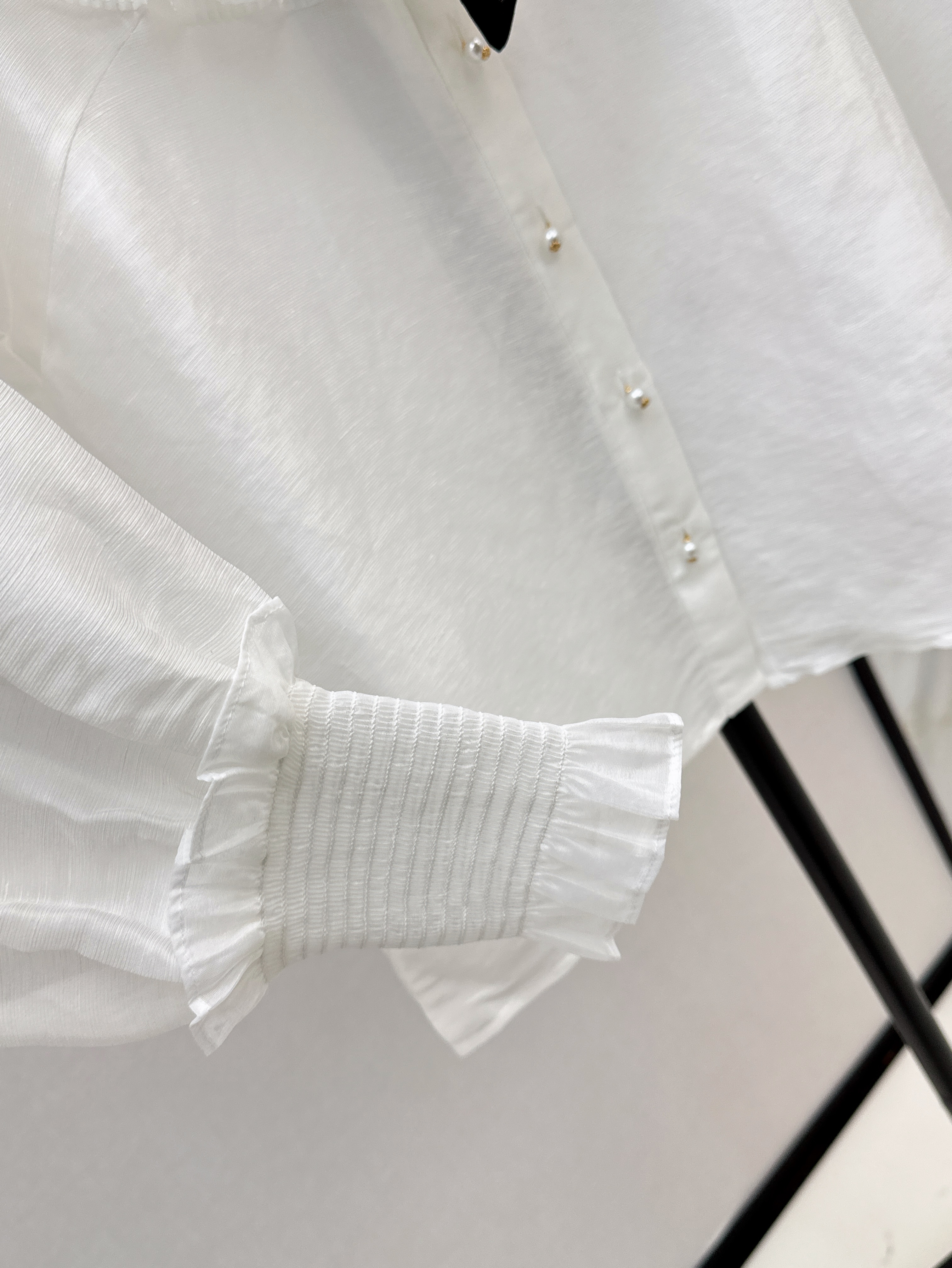 Zimm 26ss ribbon shirt