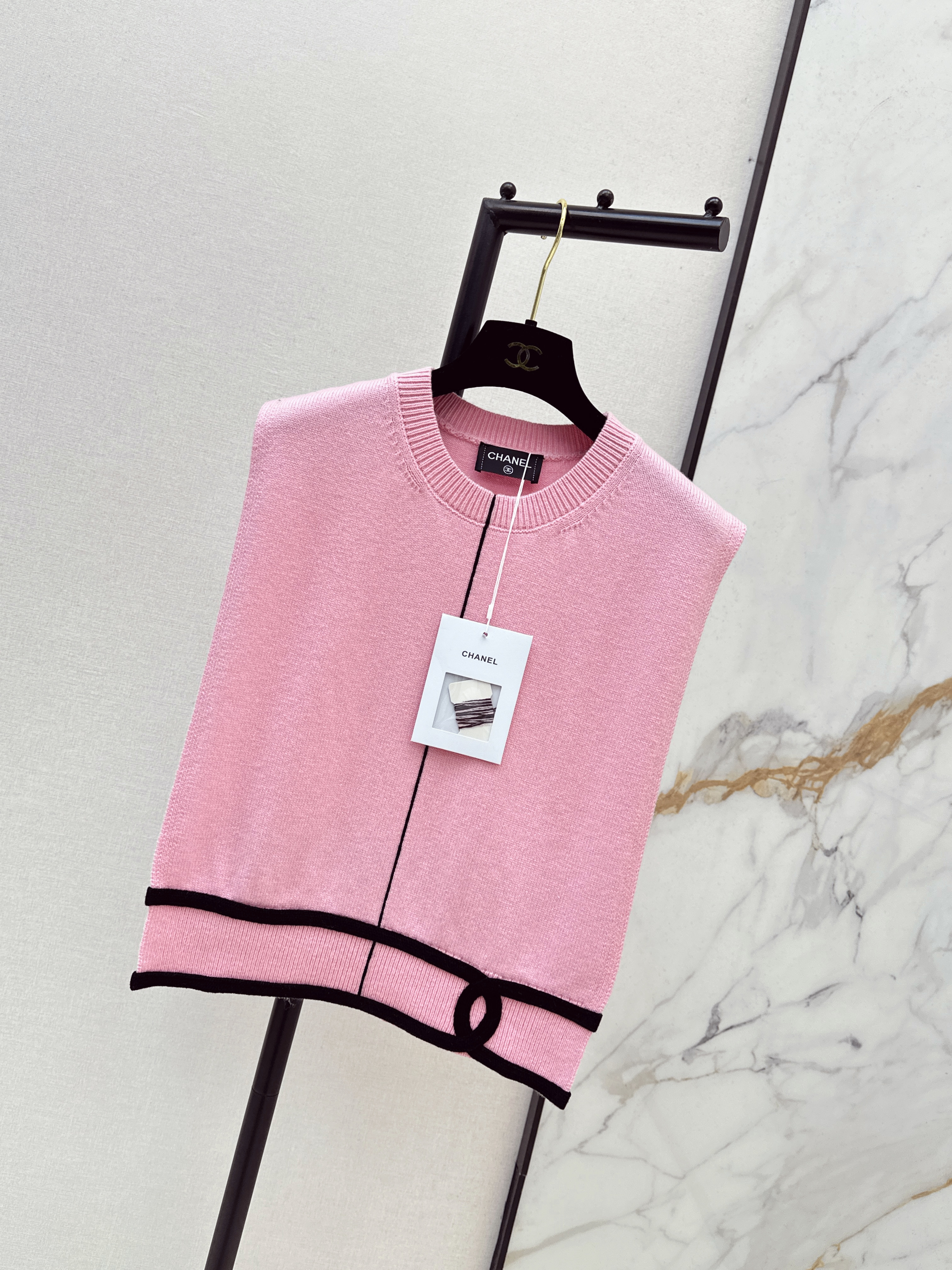 Chan 26ss knit vest