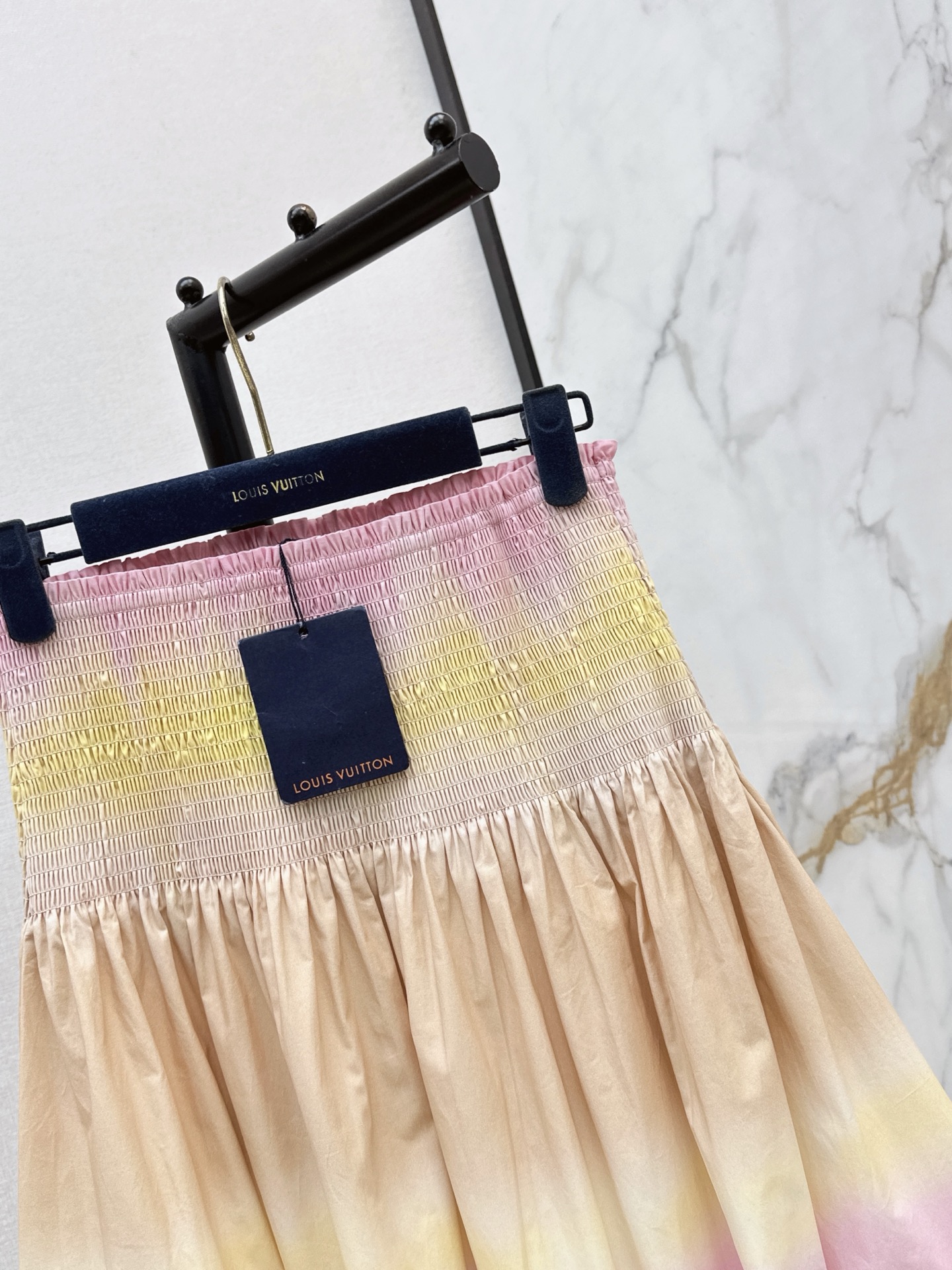 Loui 26ss 2in1 gradient skirt & tube dress