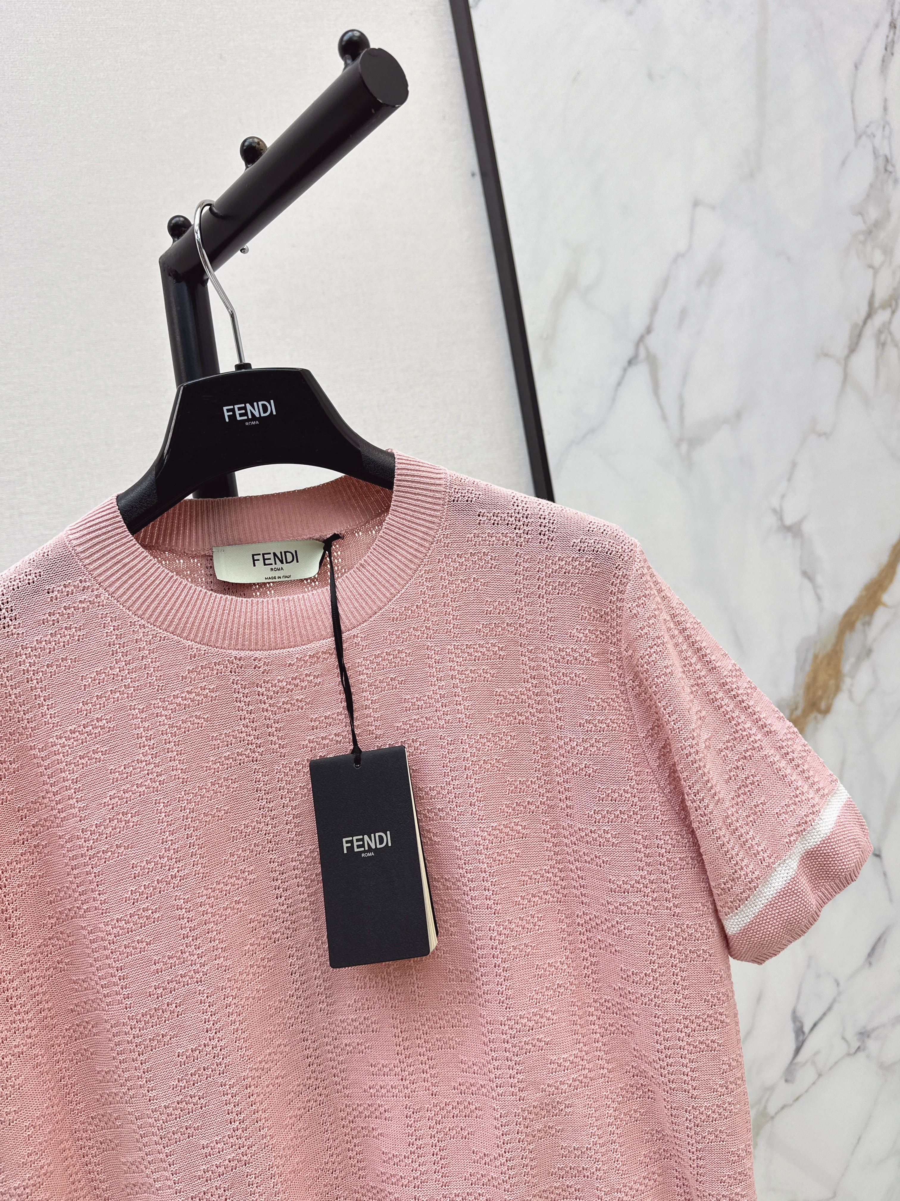 Fend 26ss jacquard knitwear