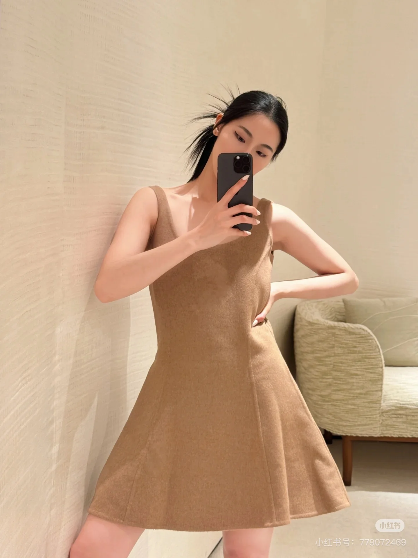 Louis 25fw woolen dress