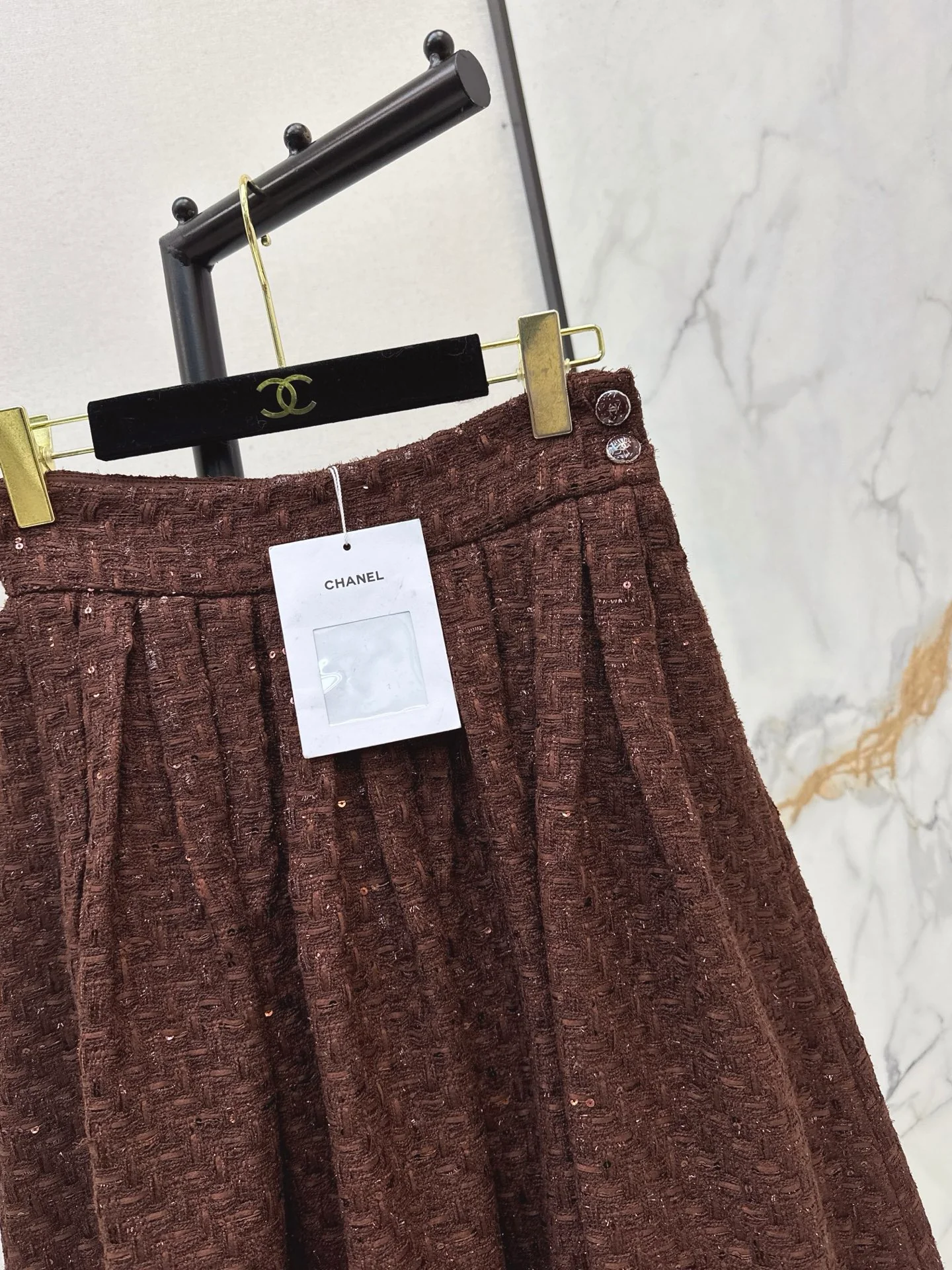 Chan 25fw woven skirt