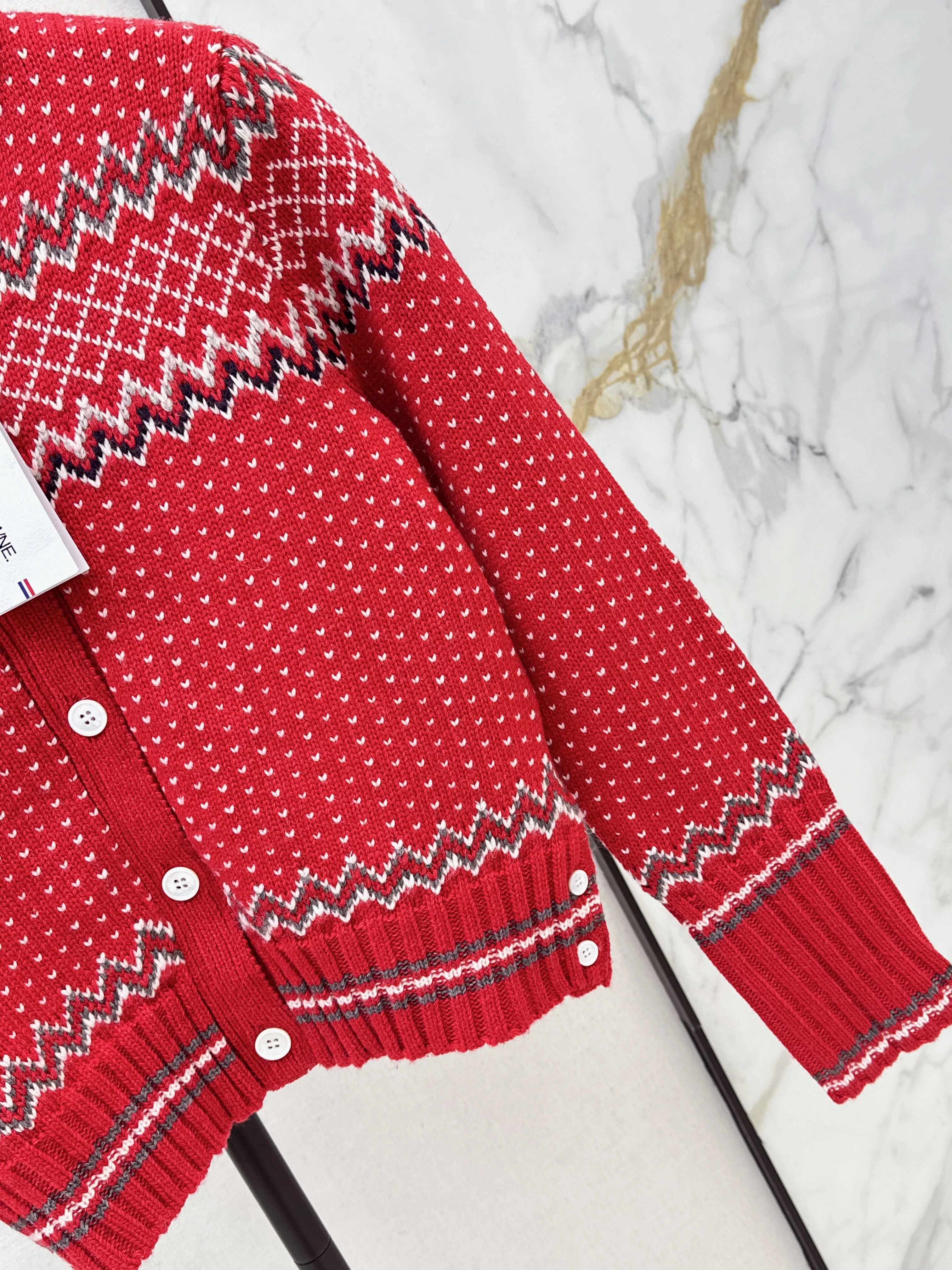 Thom 26ss fair isle cardigan