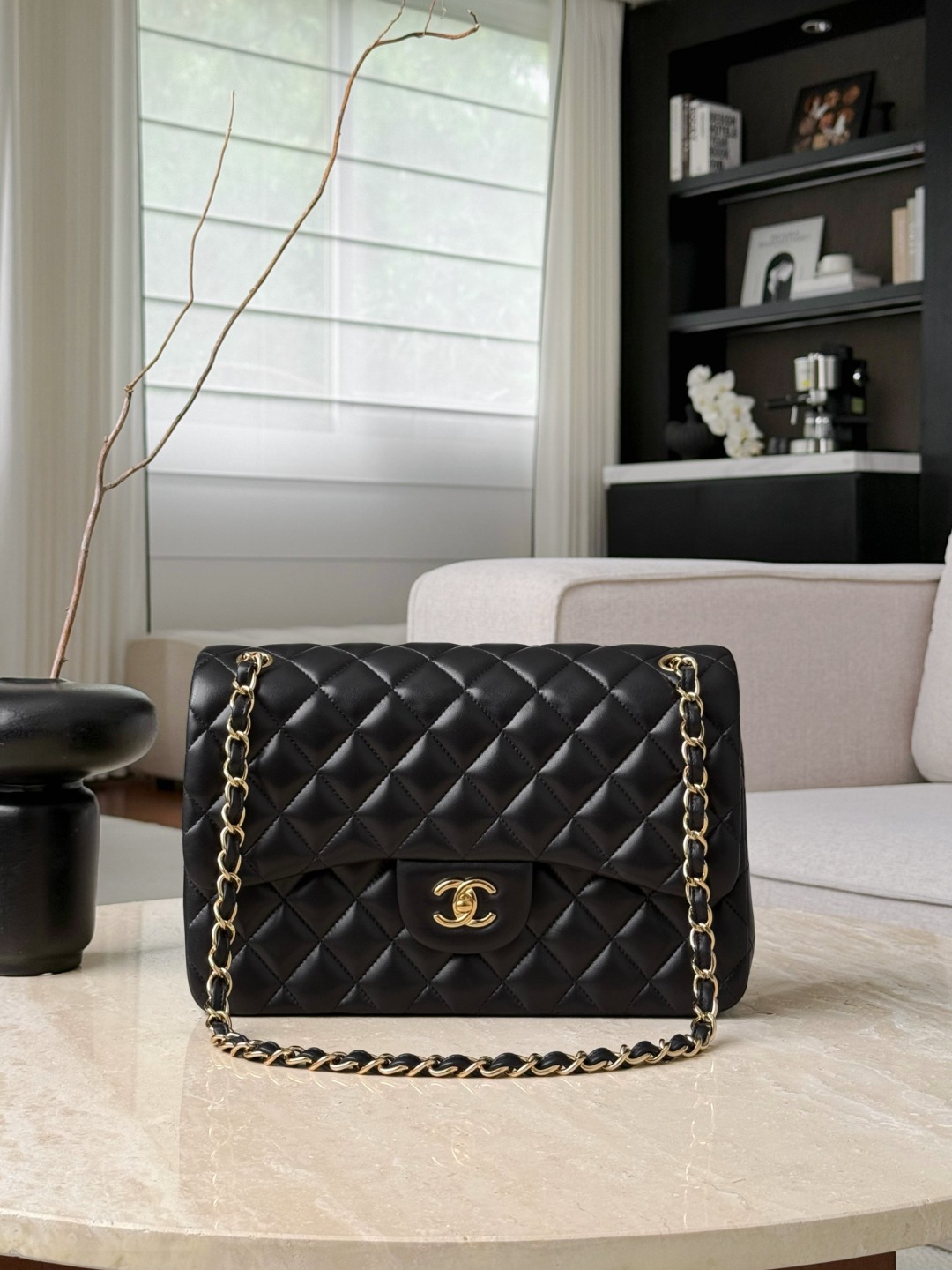 Chan cf30 chain shoulder bag