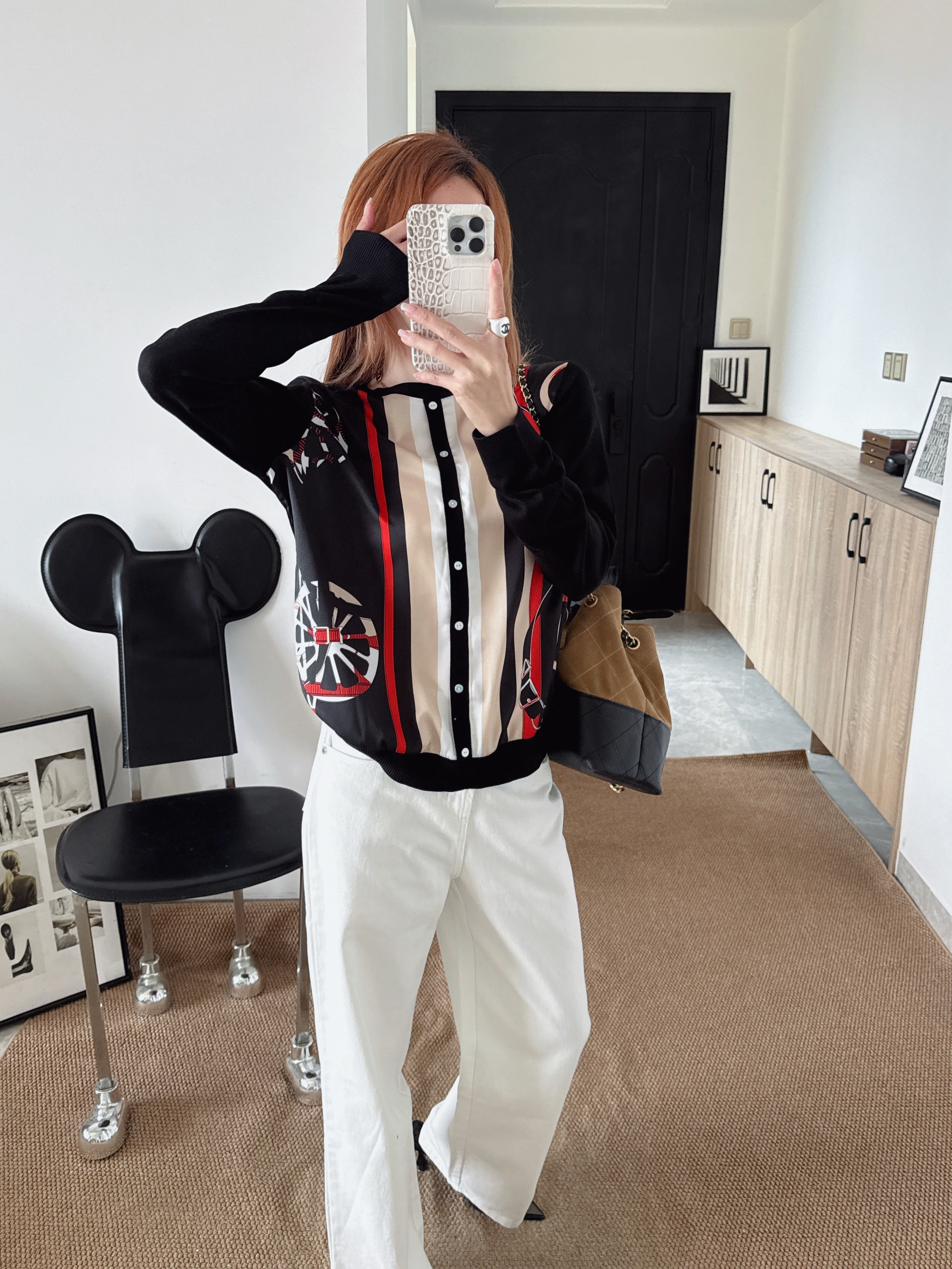 Herm 26ss print knitwear