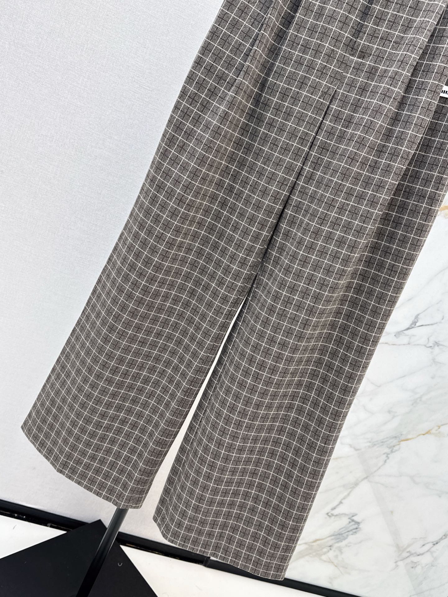 Miu 26ss check pants