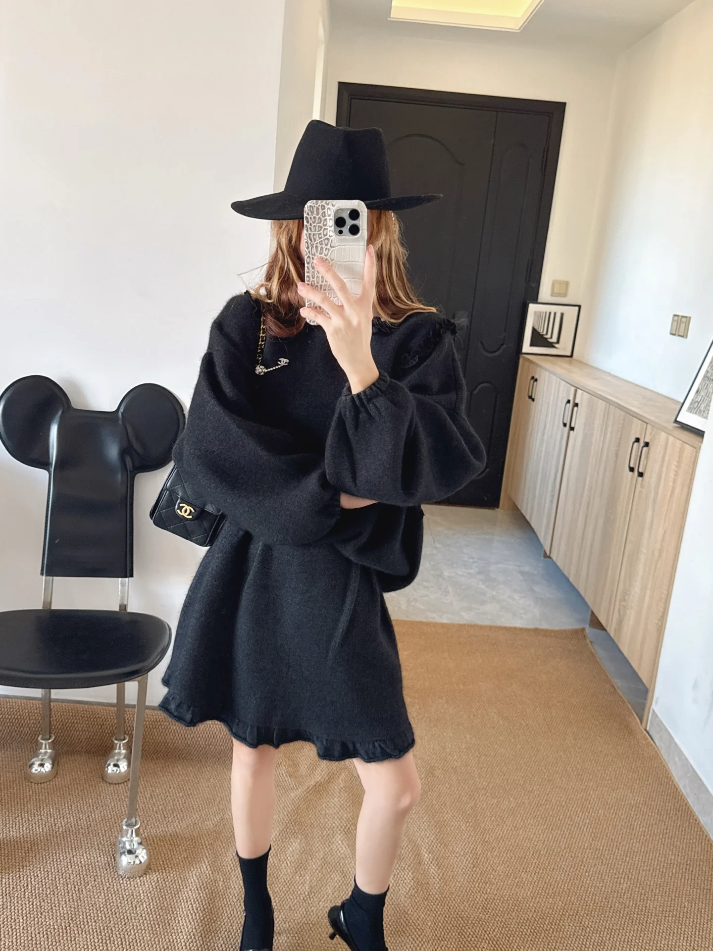 Chan 26ss wool outfit set