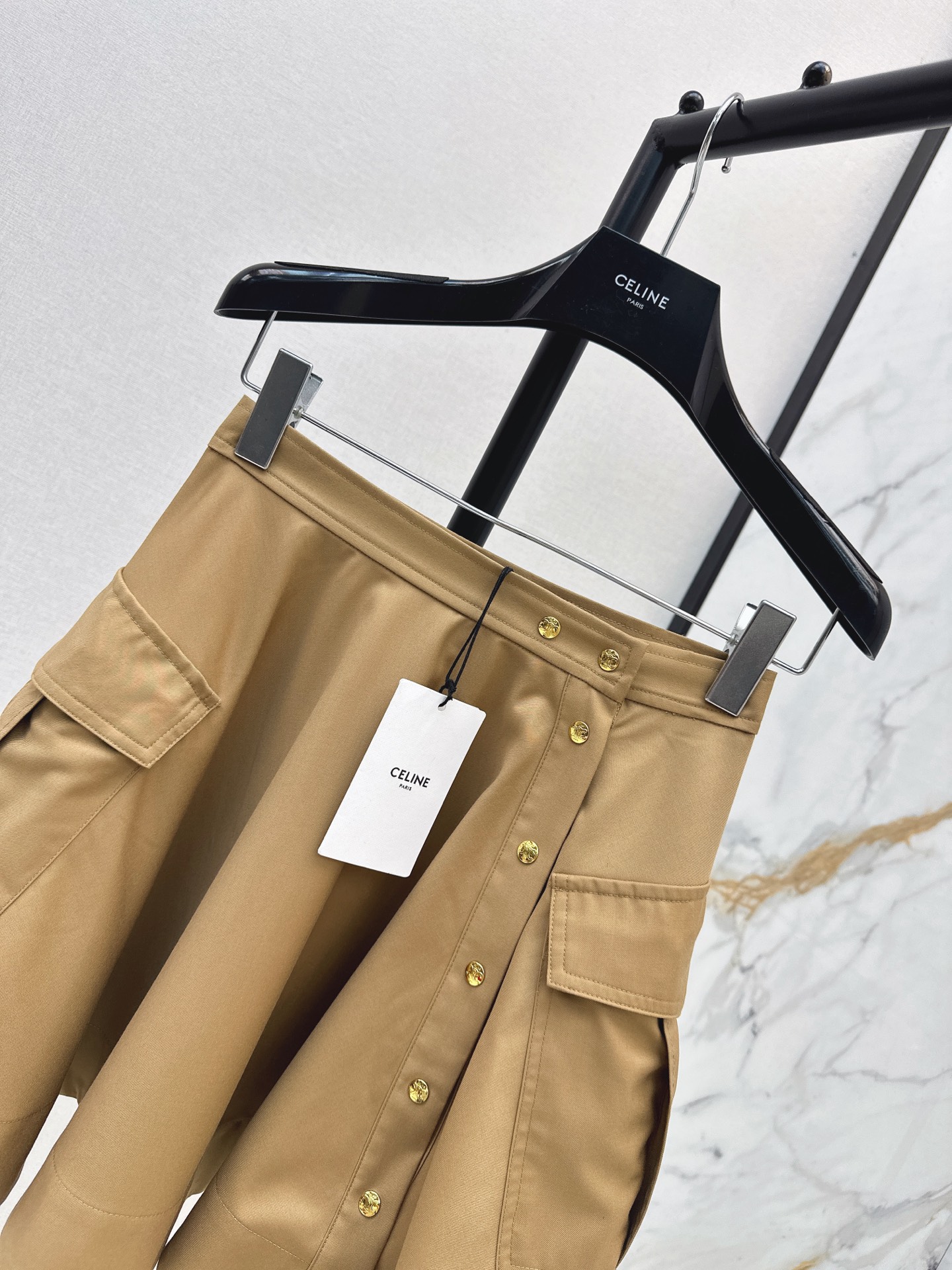 Celi 26ss cargo mini skirt