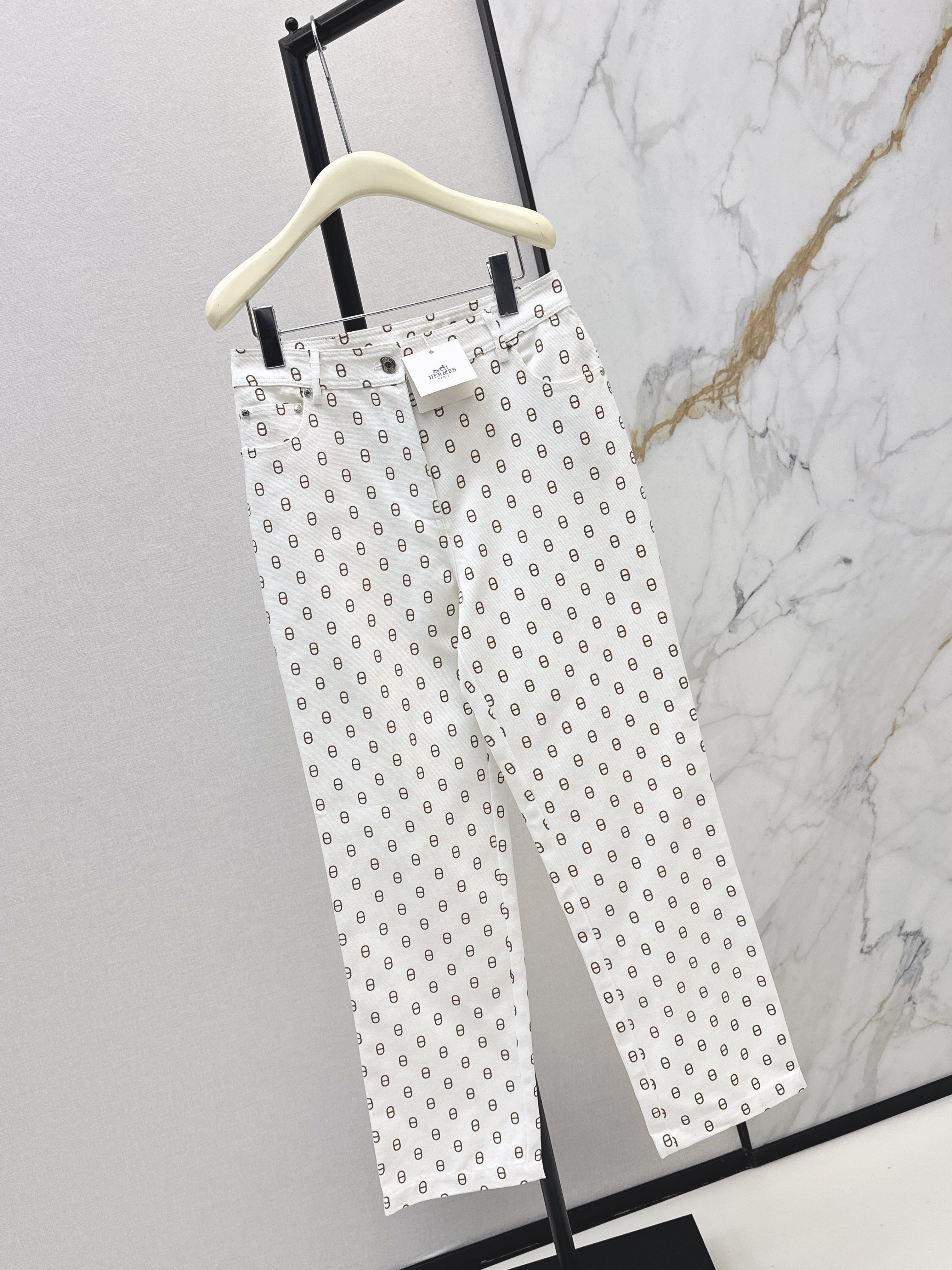 Herm 26ss print jeans