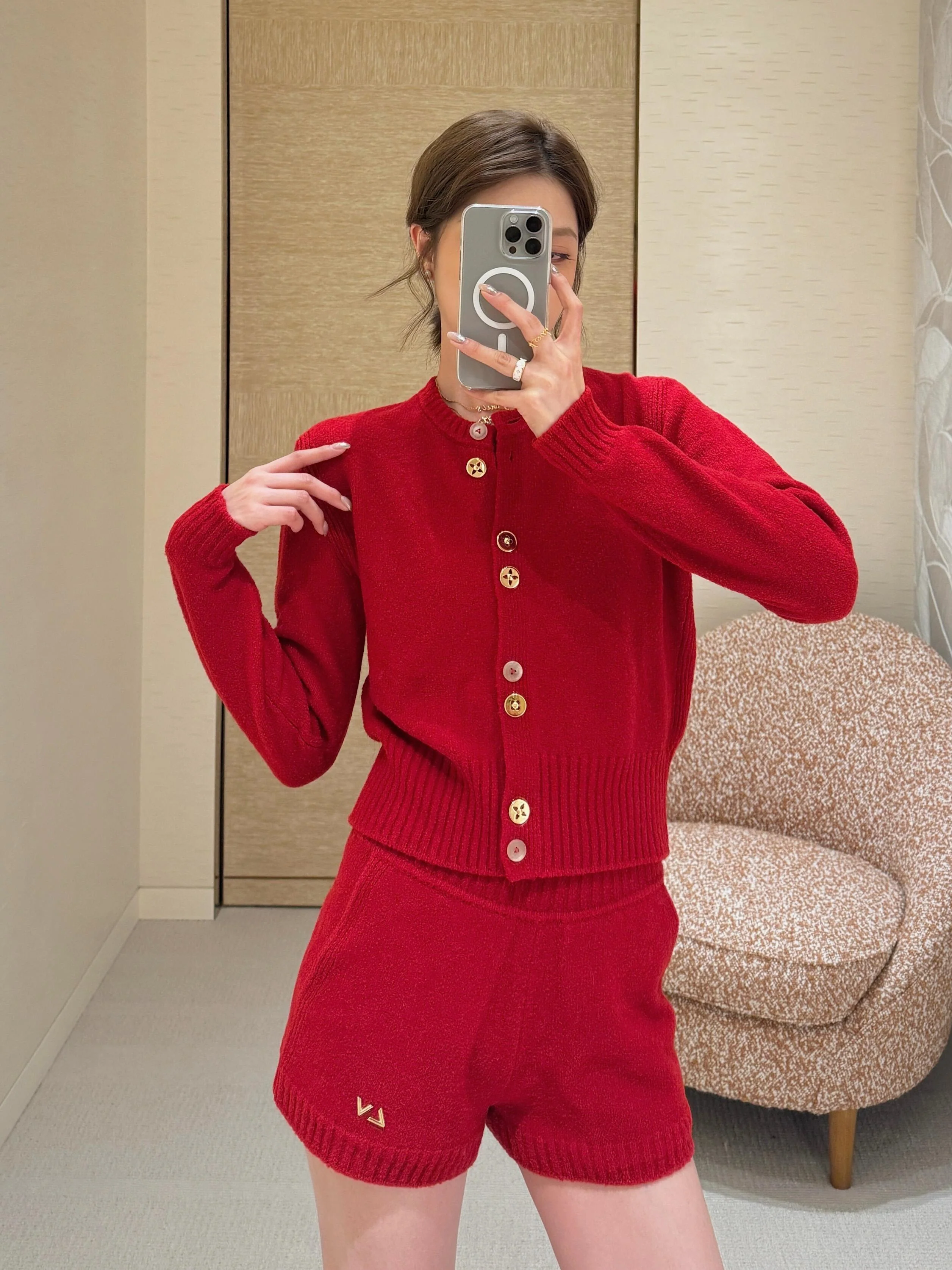 Louis 26ss wool cardigan