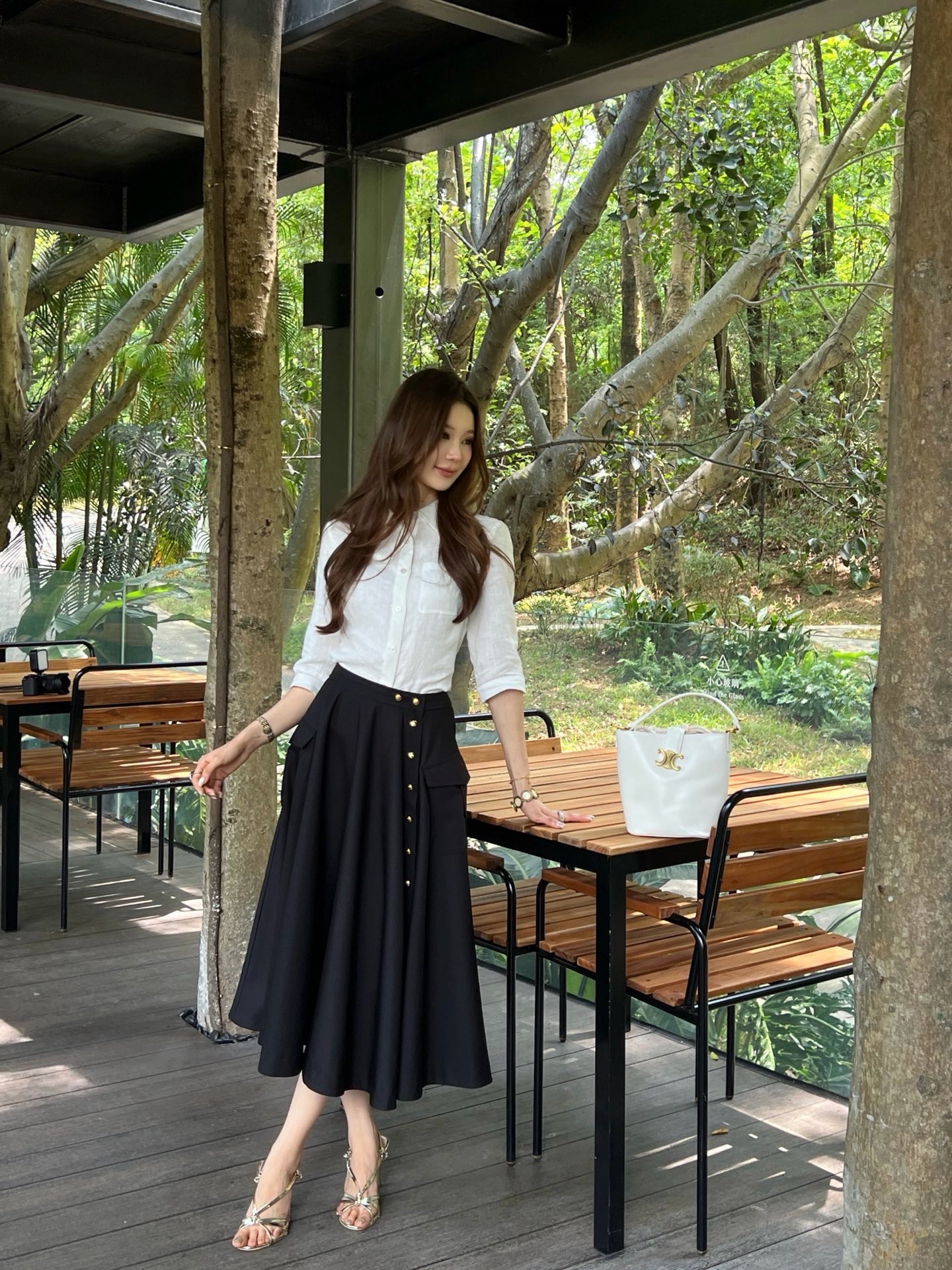 Celi 26ss cargo skirt