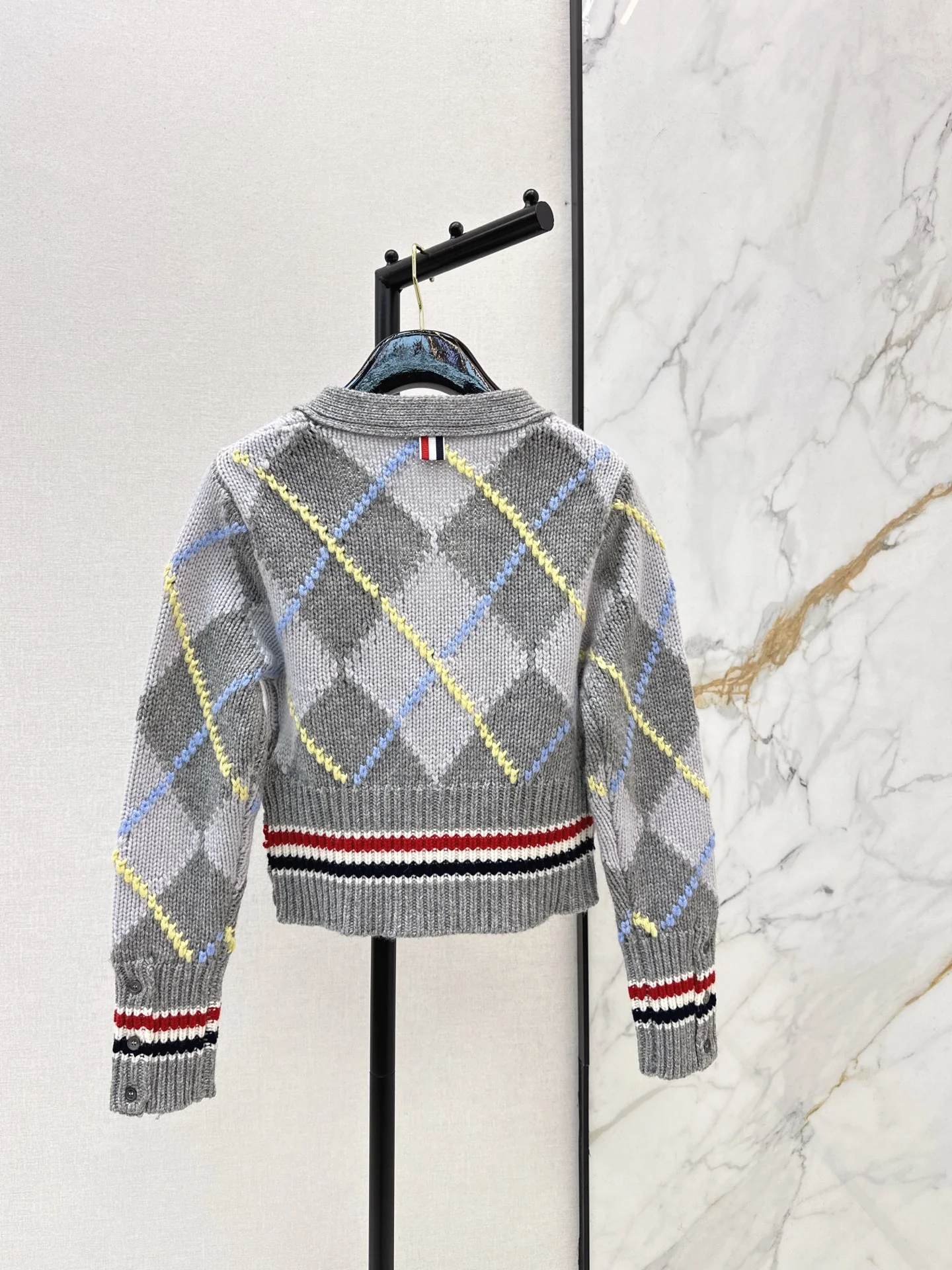 Thom 25fw jacquard cardigan