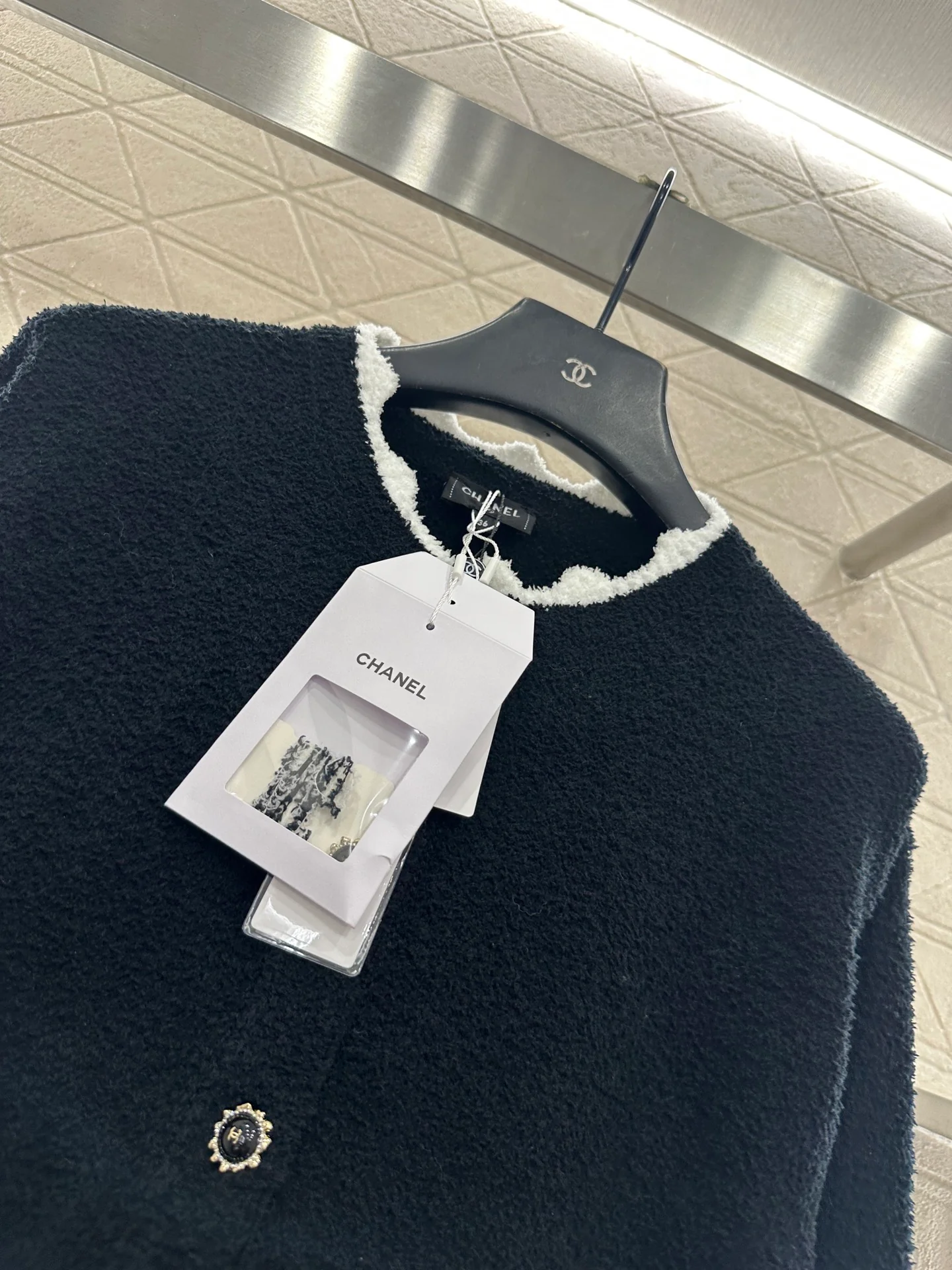 Chan 26ss knitted cardigan