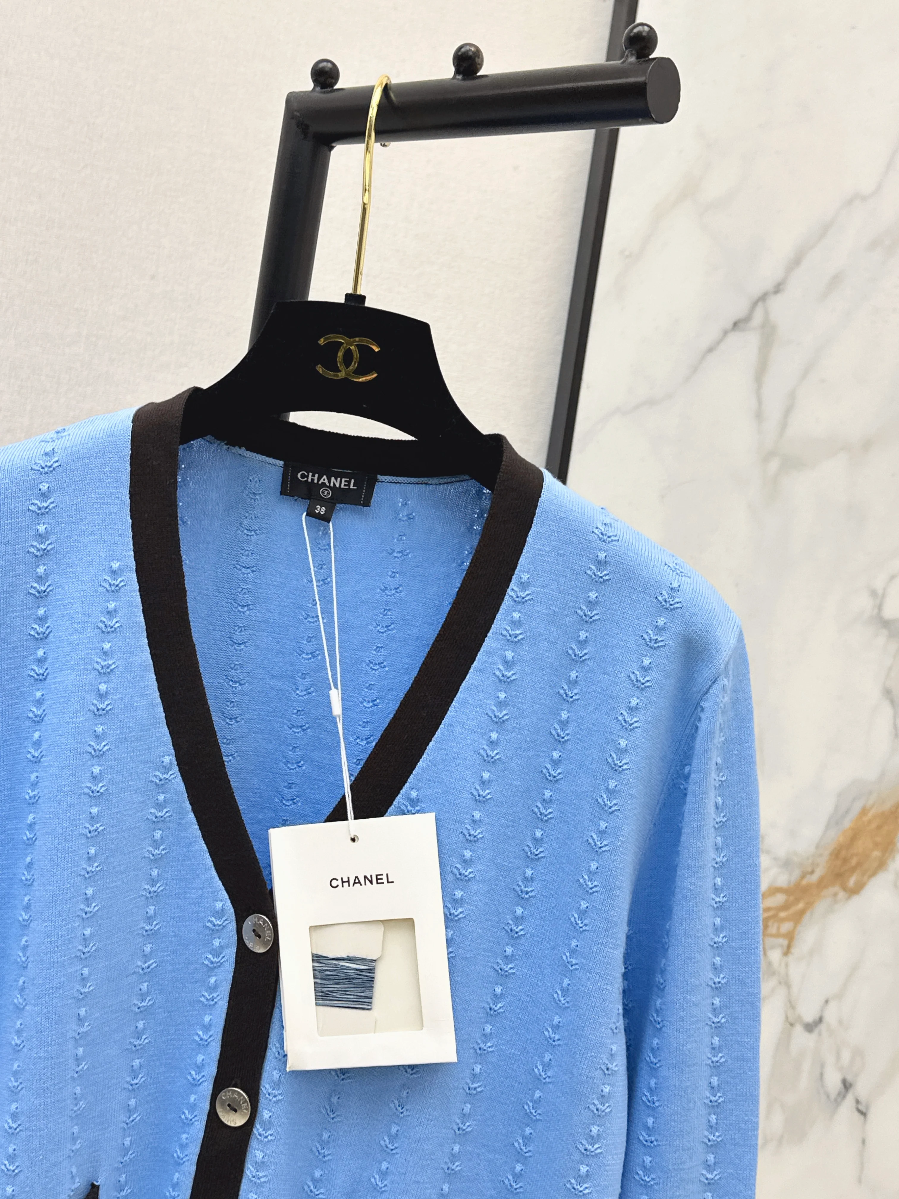 Chan 26ss embroidery cardigan