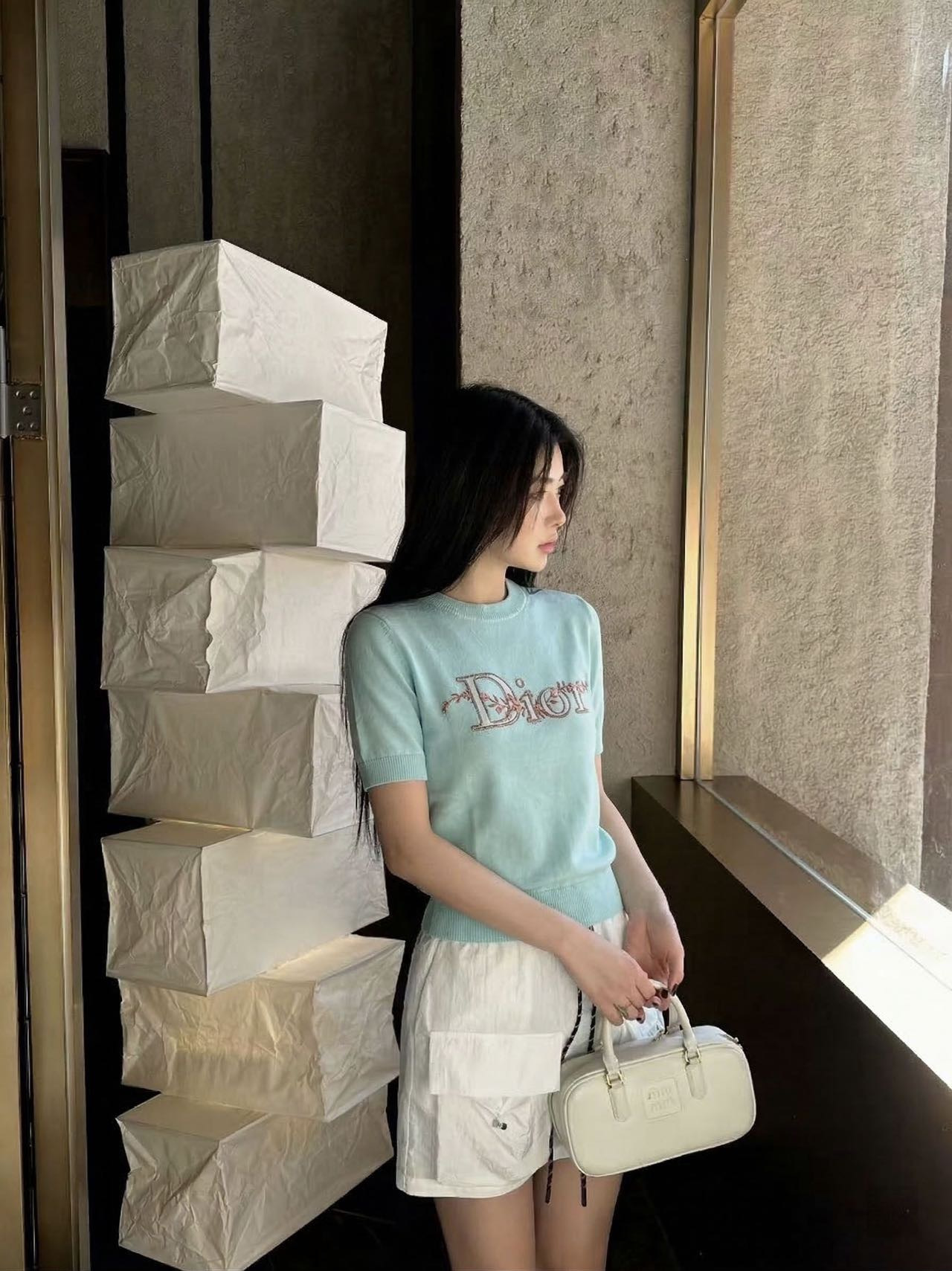 CD 26ss embroidery t-shirt