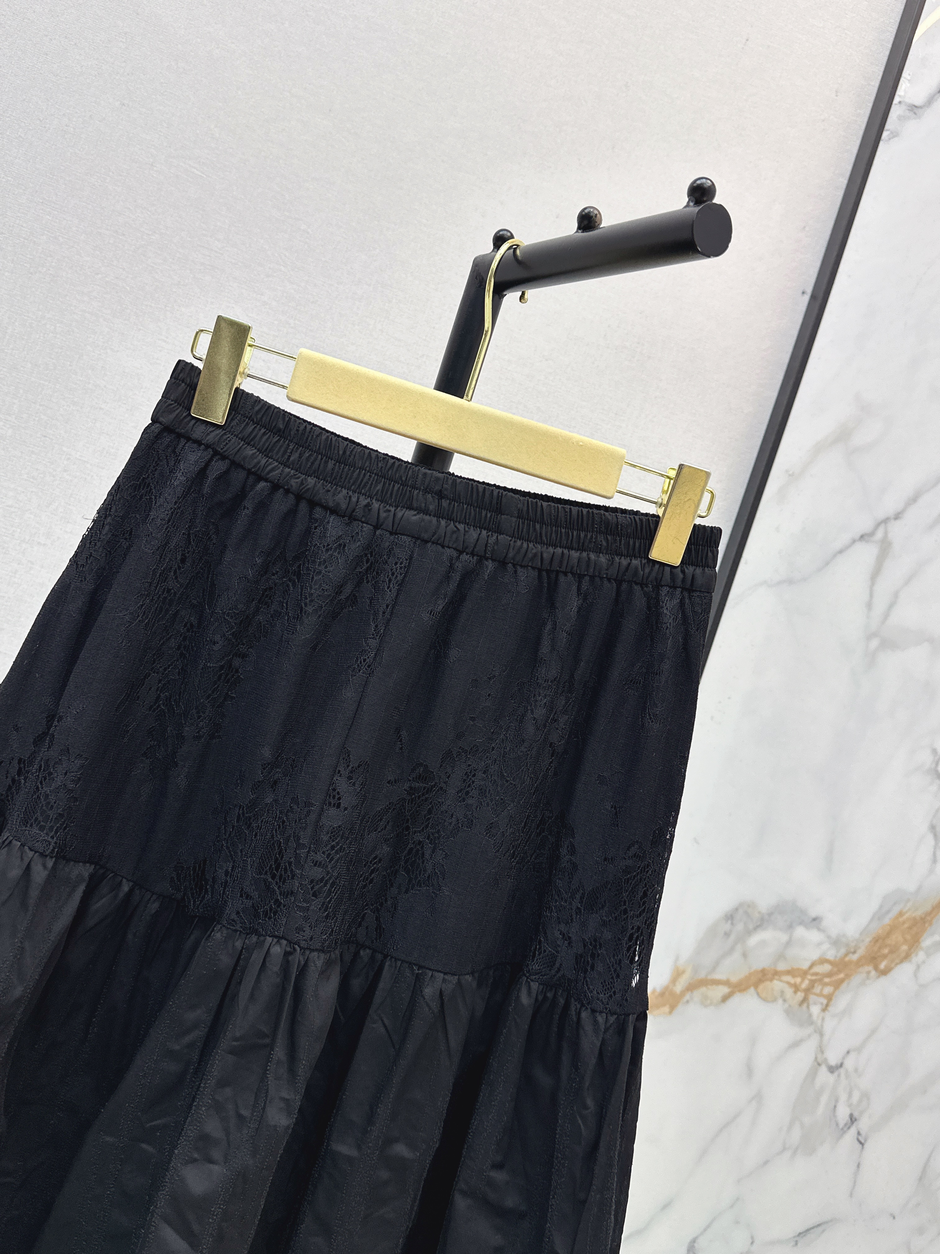 Miu 26ss lace jacquard skirt