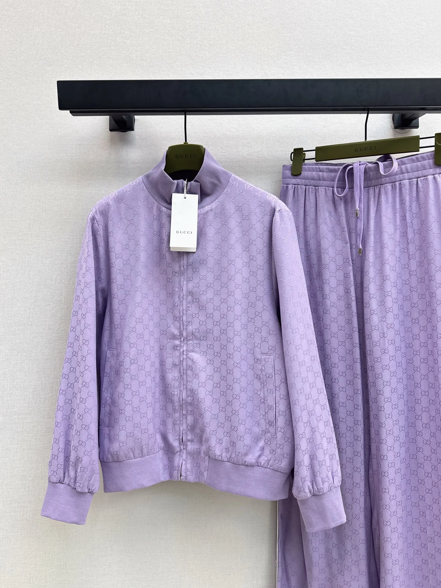 Gucc 25fw jacquard jacket pants set