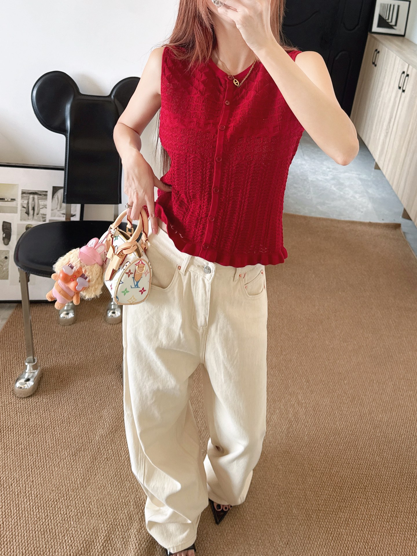 Max 26ss woven hollow vest