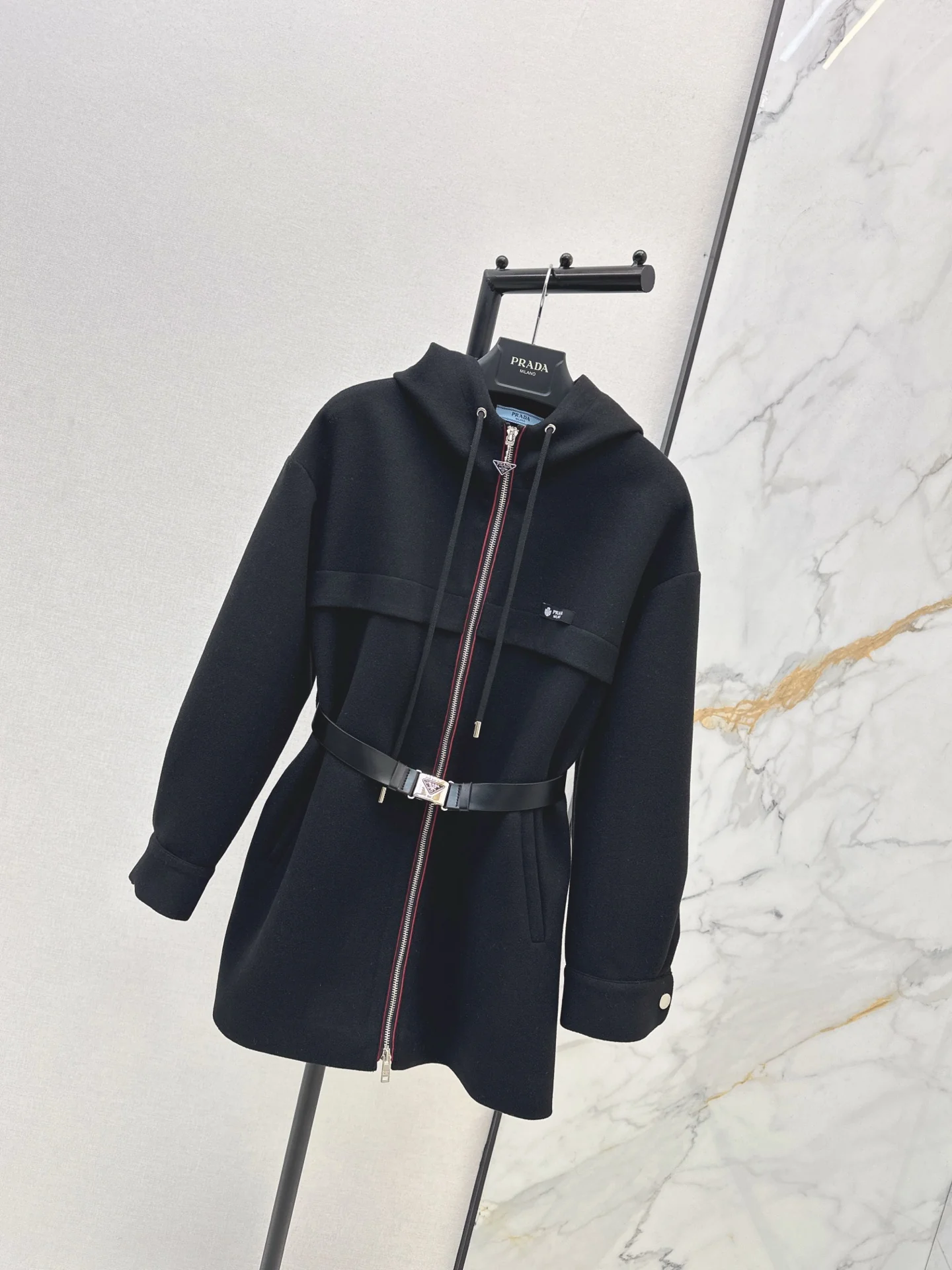 Prad 25fw hooded jacket