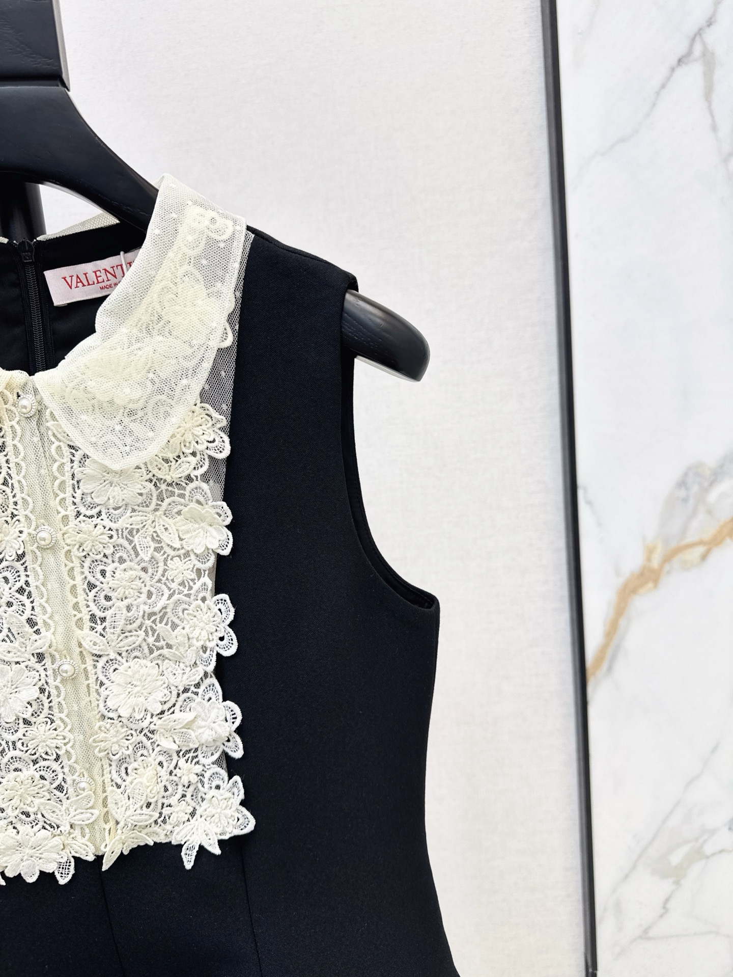 Valen 26ss lace embroidery dress