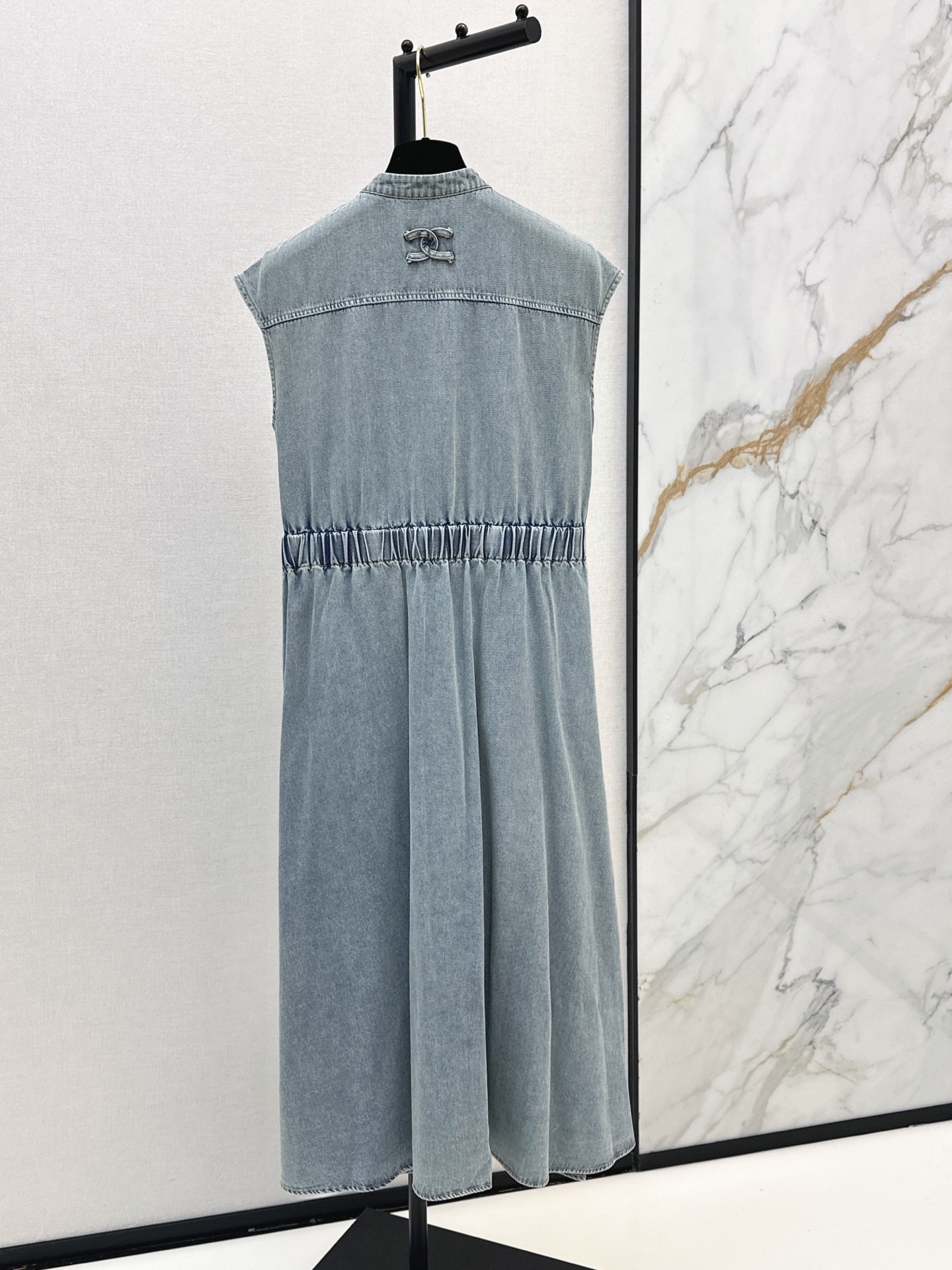 Chan 26ss sleeveless denim dress