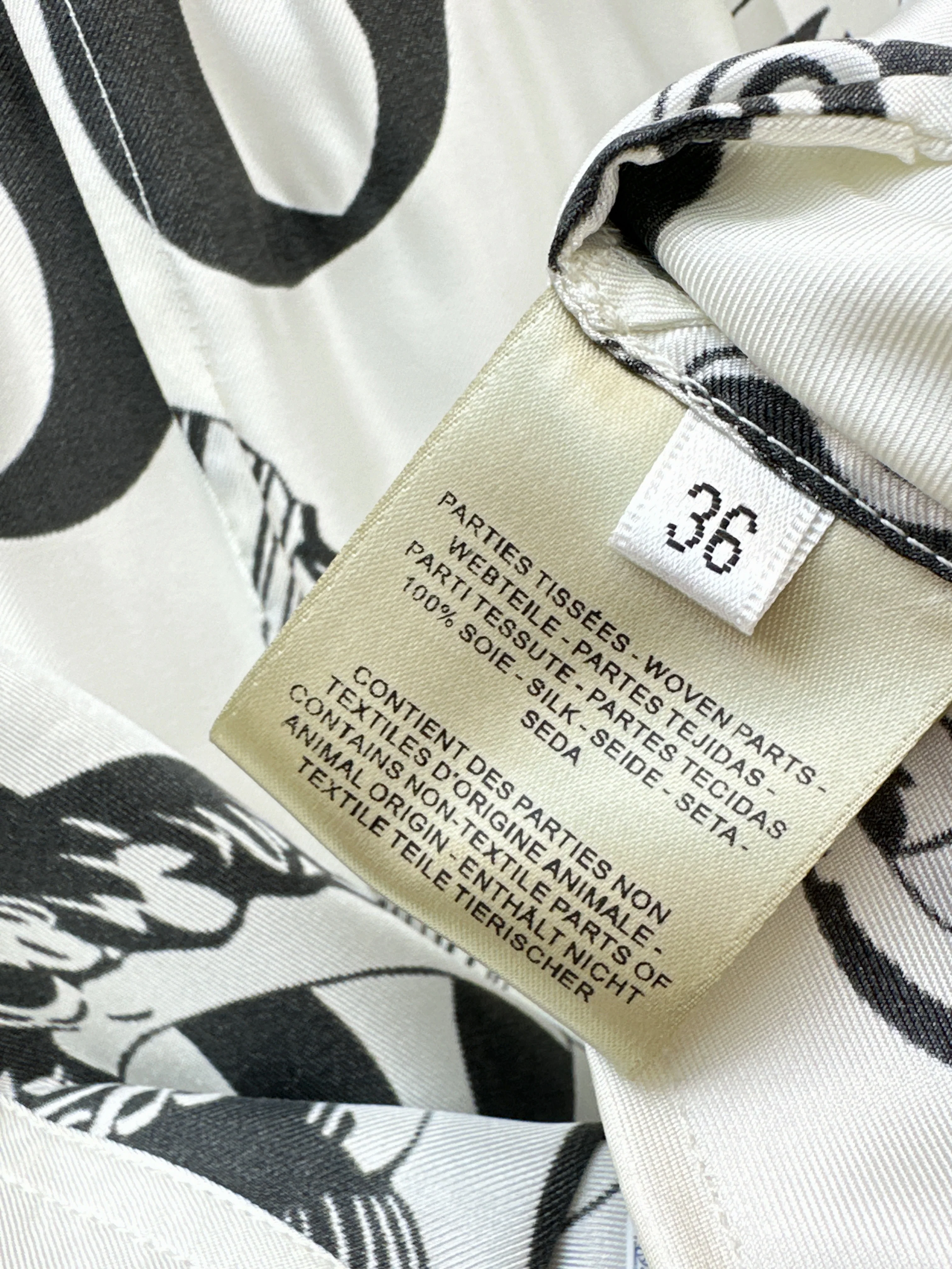 Herm 26ss print silk pants