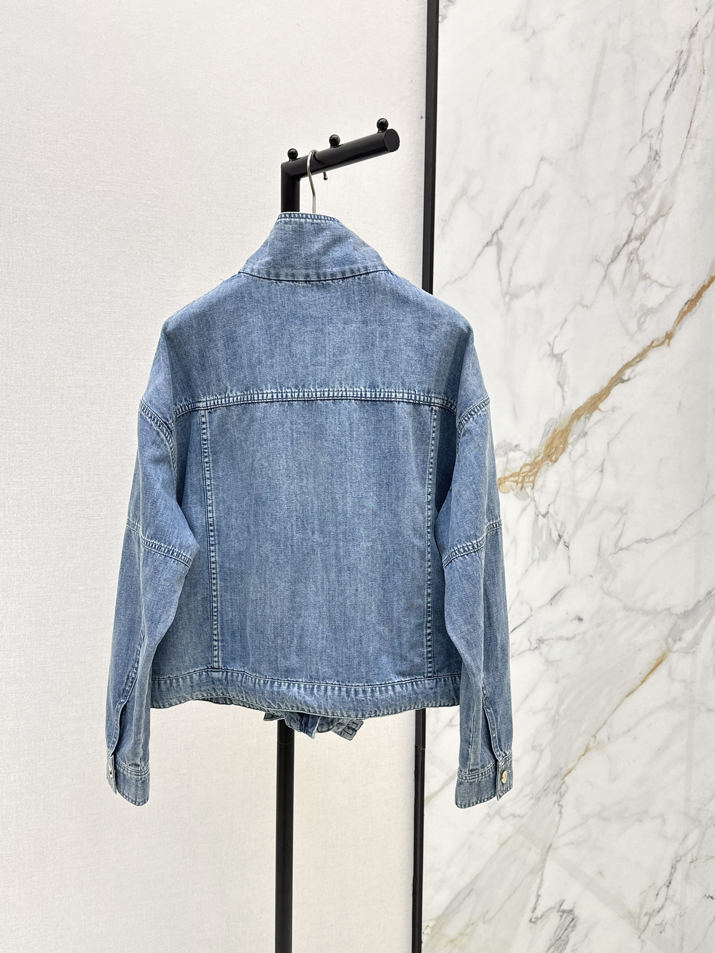 Louis 26SS Washed Utility Denim Jacket