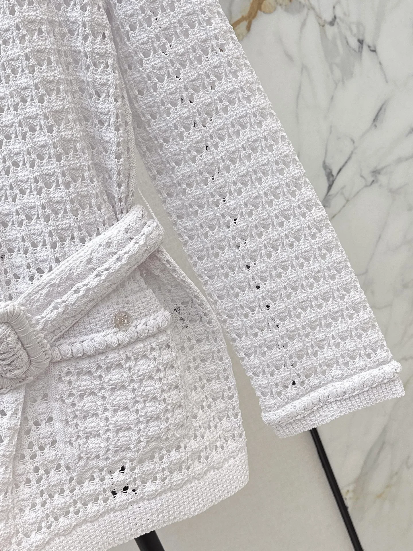 Chan 26ss hollow knitwear