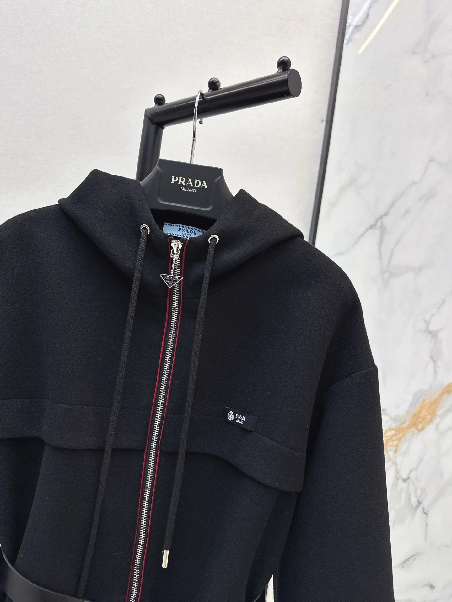 Prad 25fw hooded jacket