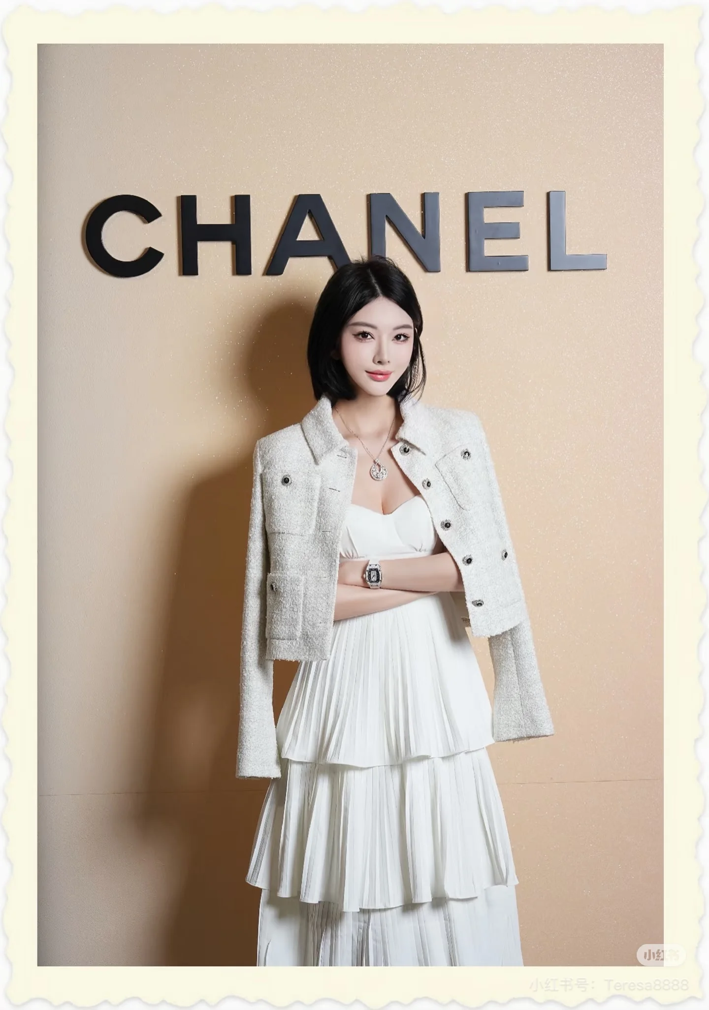 Chan 25fw tweed jacket