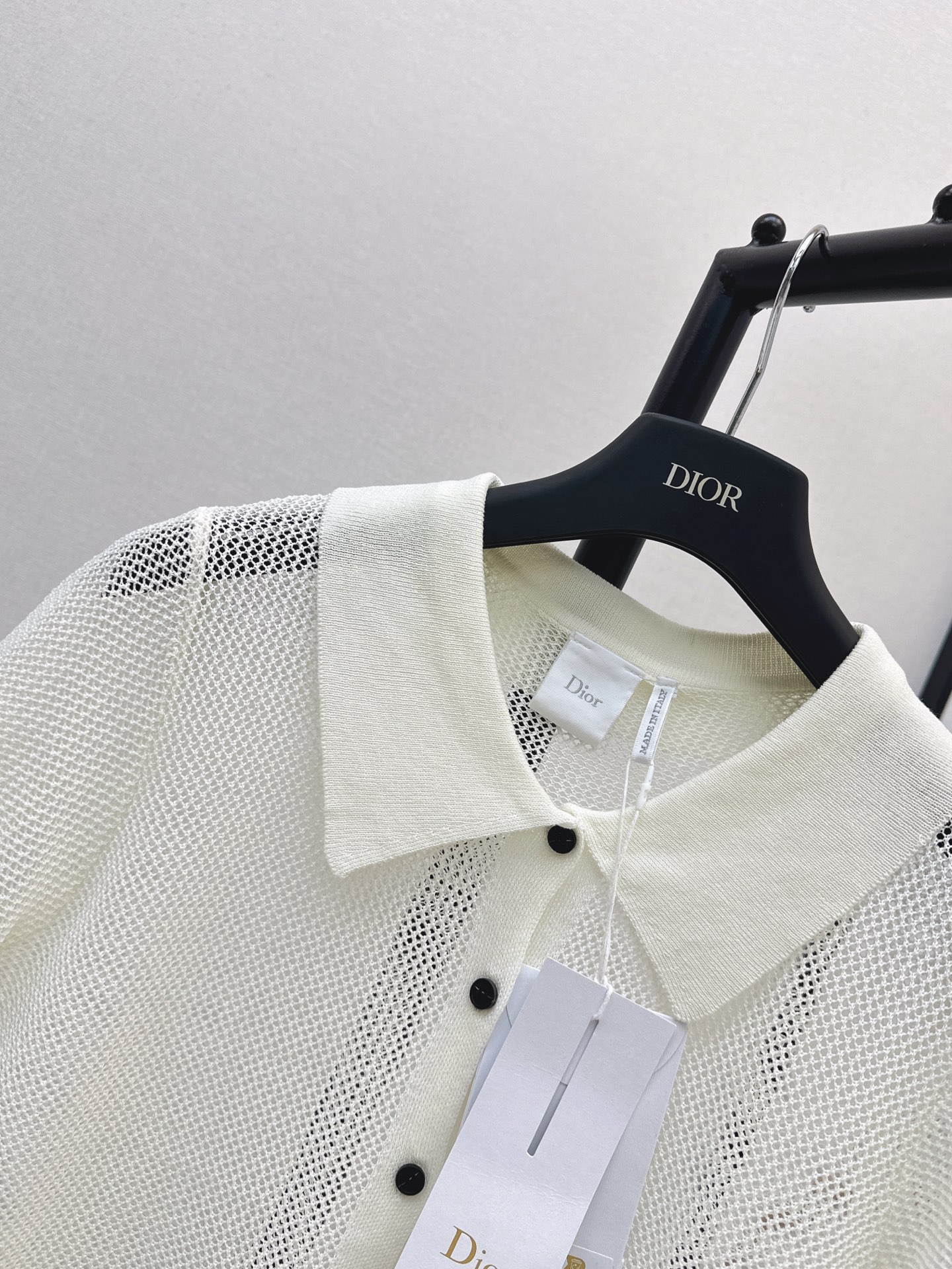 CD 26ss hollow knit polo