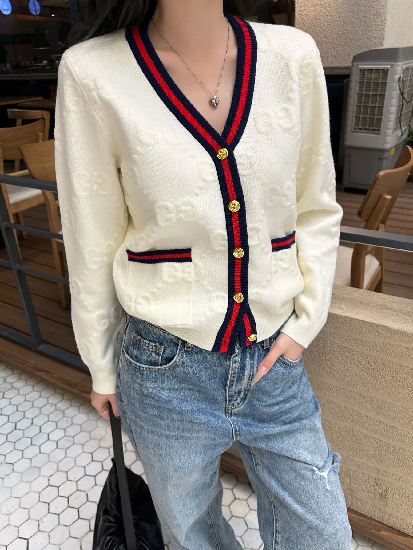 Gucc 25fw wool cardigan