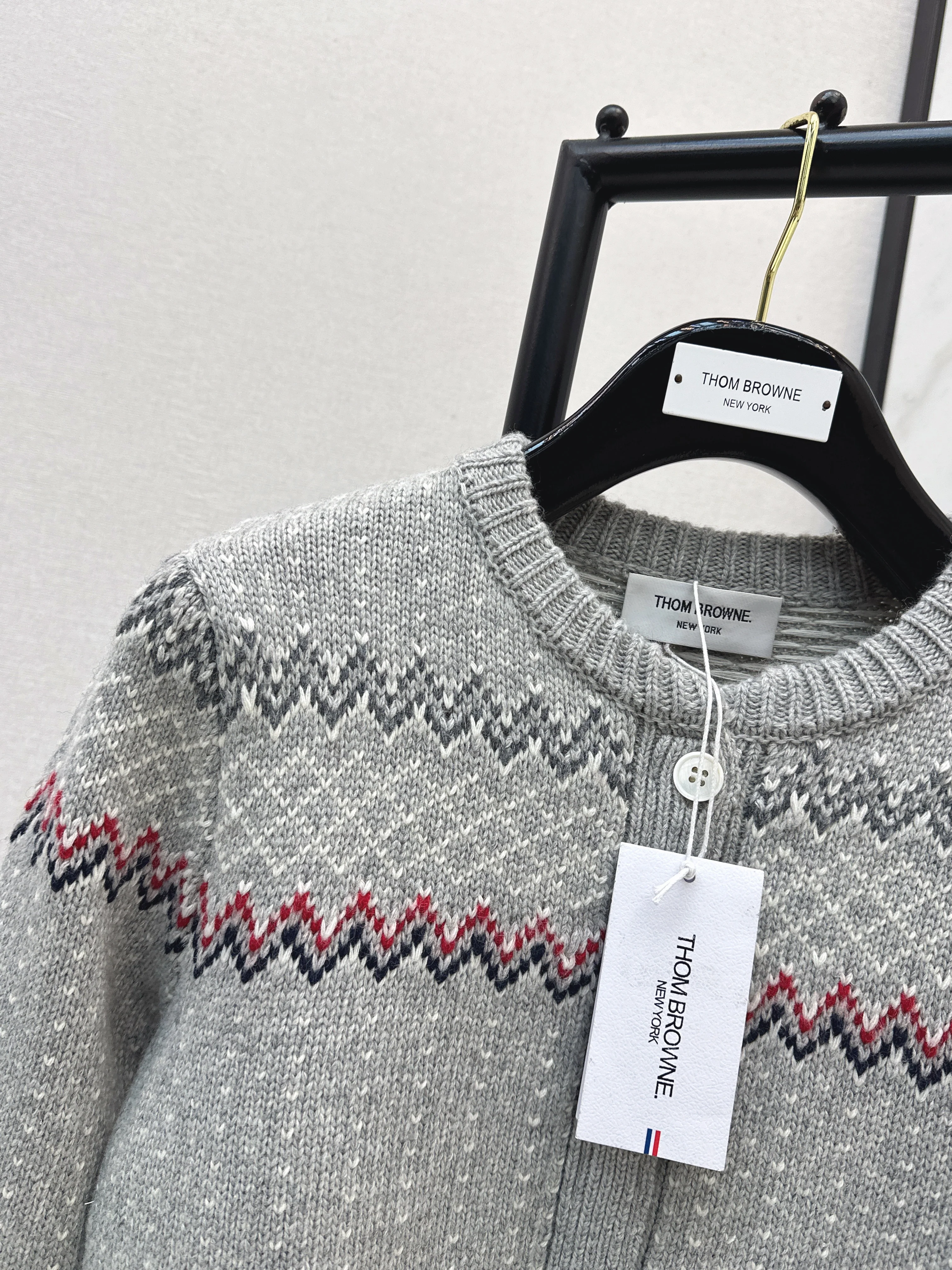 Thom 26ss fair isle cardigan